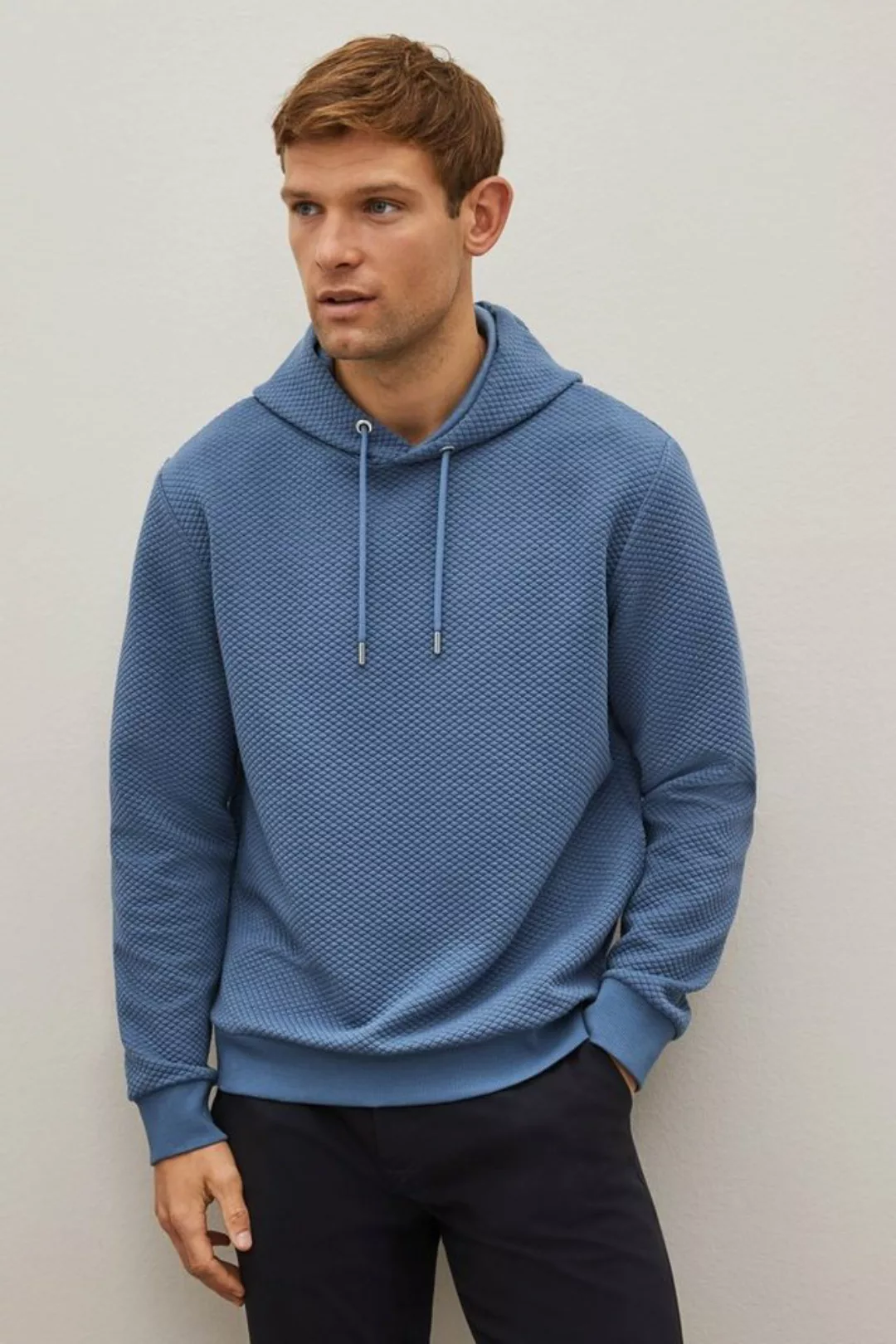 Next Kapuzensweatshirt Premium Strukturierter Kapuzenpullover (1-tlg) günstig online kaufen