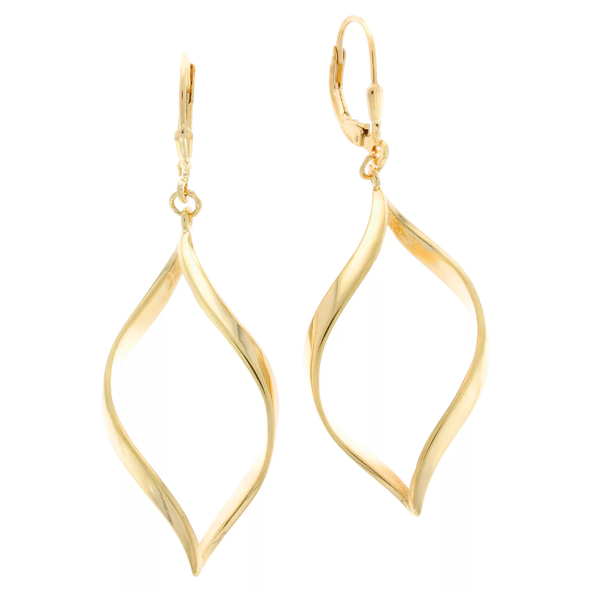 Vivance Paar Ohrhänger "925 Silber vergoldet gelb" günstig online kaufen