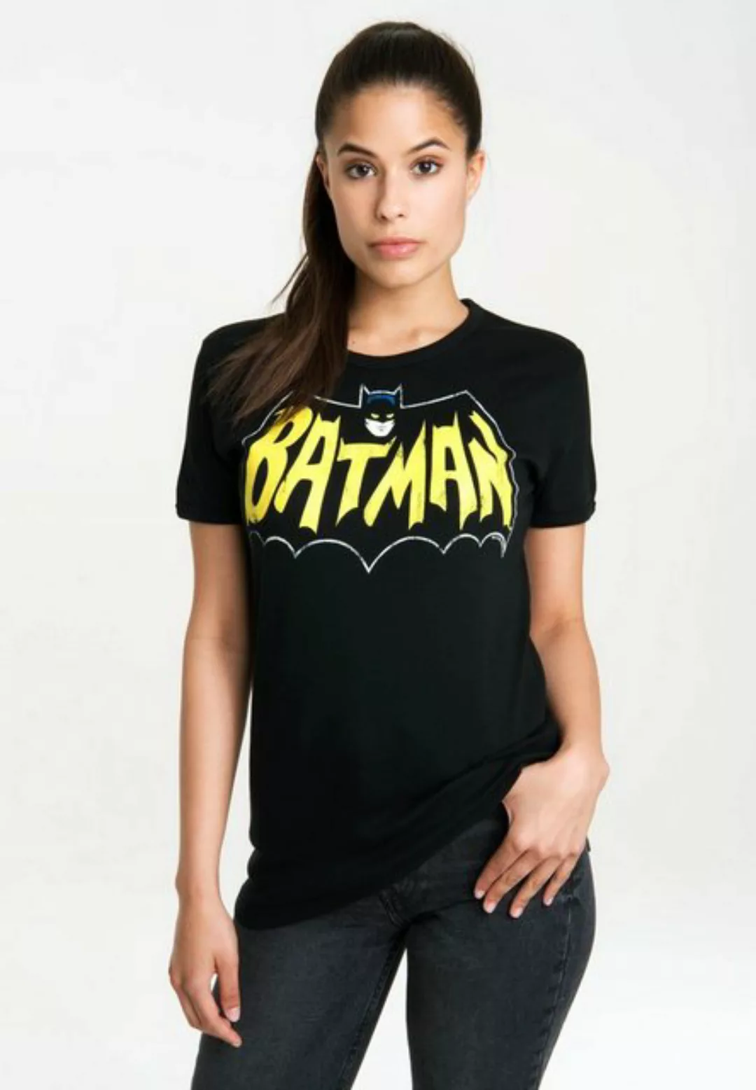 LOGOSHIRT T-Shirt "Batman - Fledermaus", mit lizenziertem Originaldesign günstig online kaufen