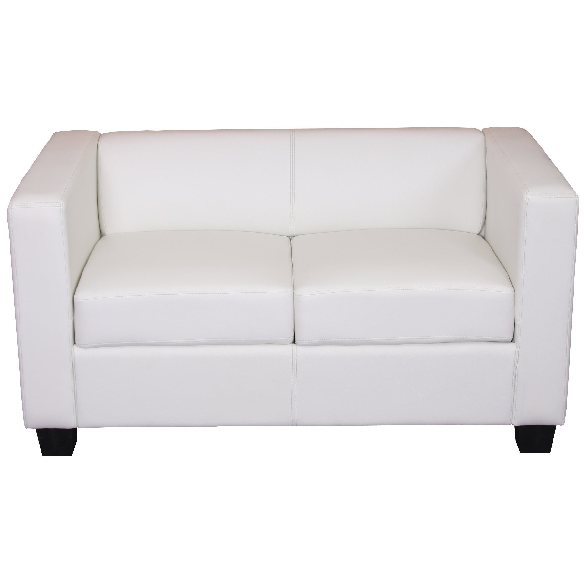 MCW 2er Sofa Lille Kunstleder Weiß günstig online kaufen