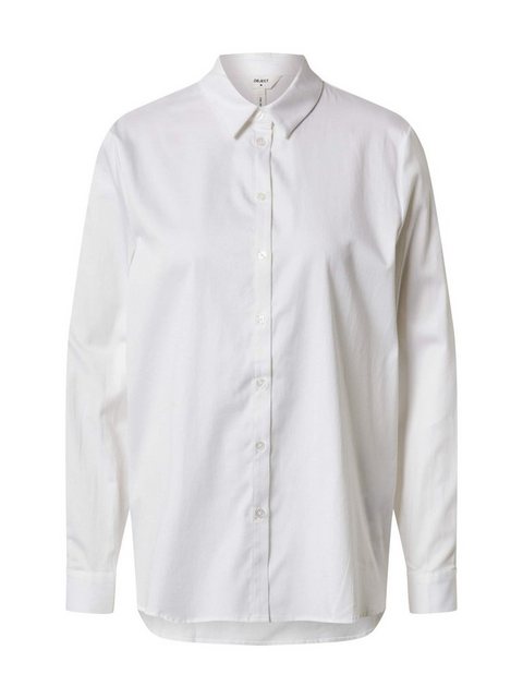 Object – Popeline-Hemd aus Bio-Baumwolle in Weiß günstig online kaufen