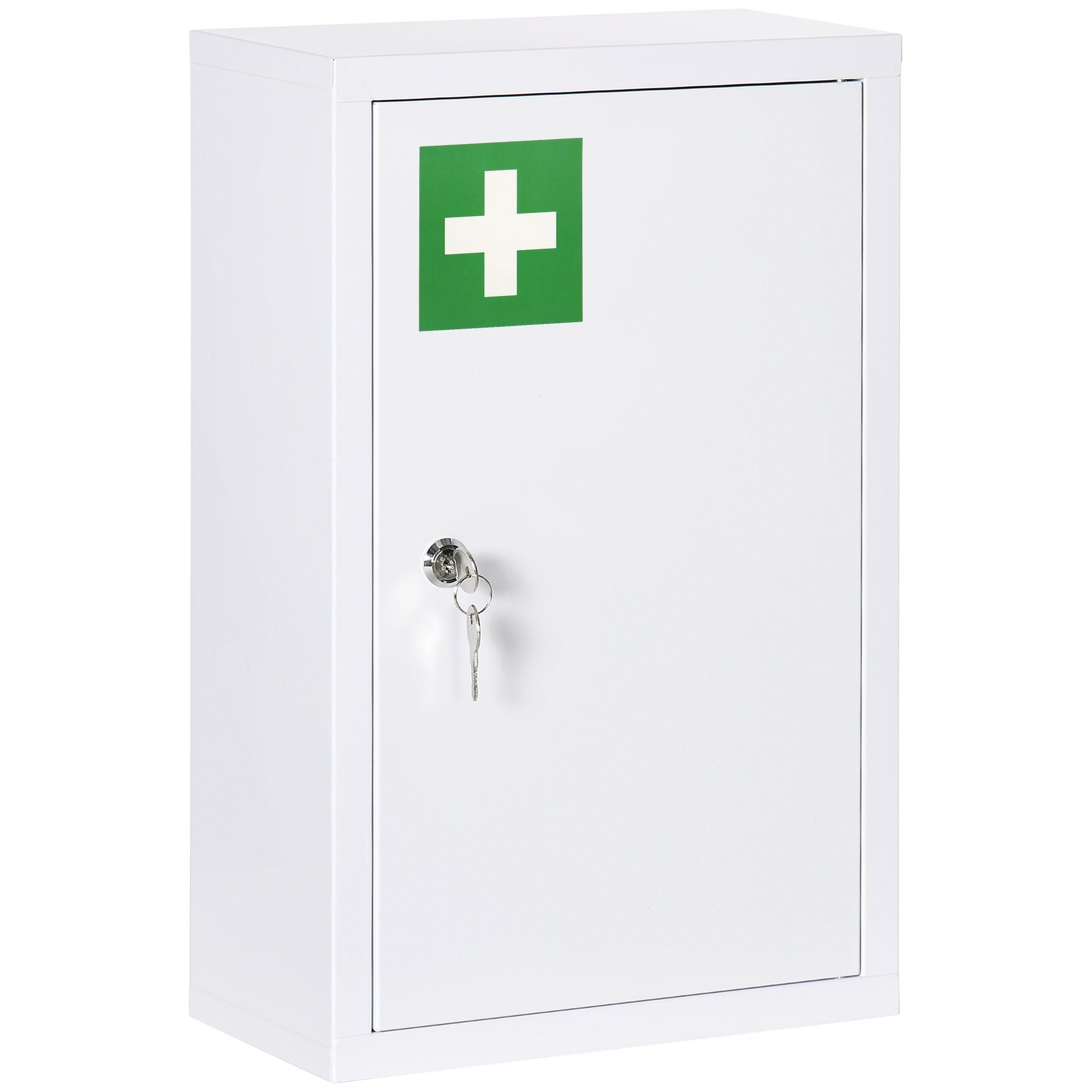 Kleankin Medizinschrank Apothekerschrank mit 3 Schichten günstig online kaufen
