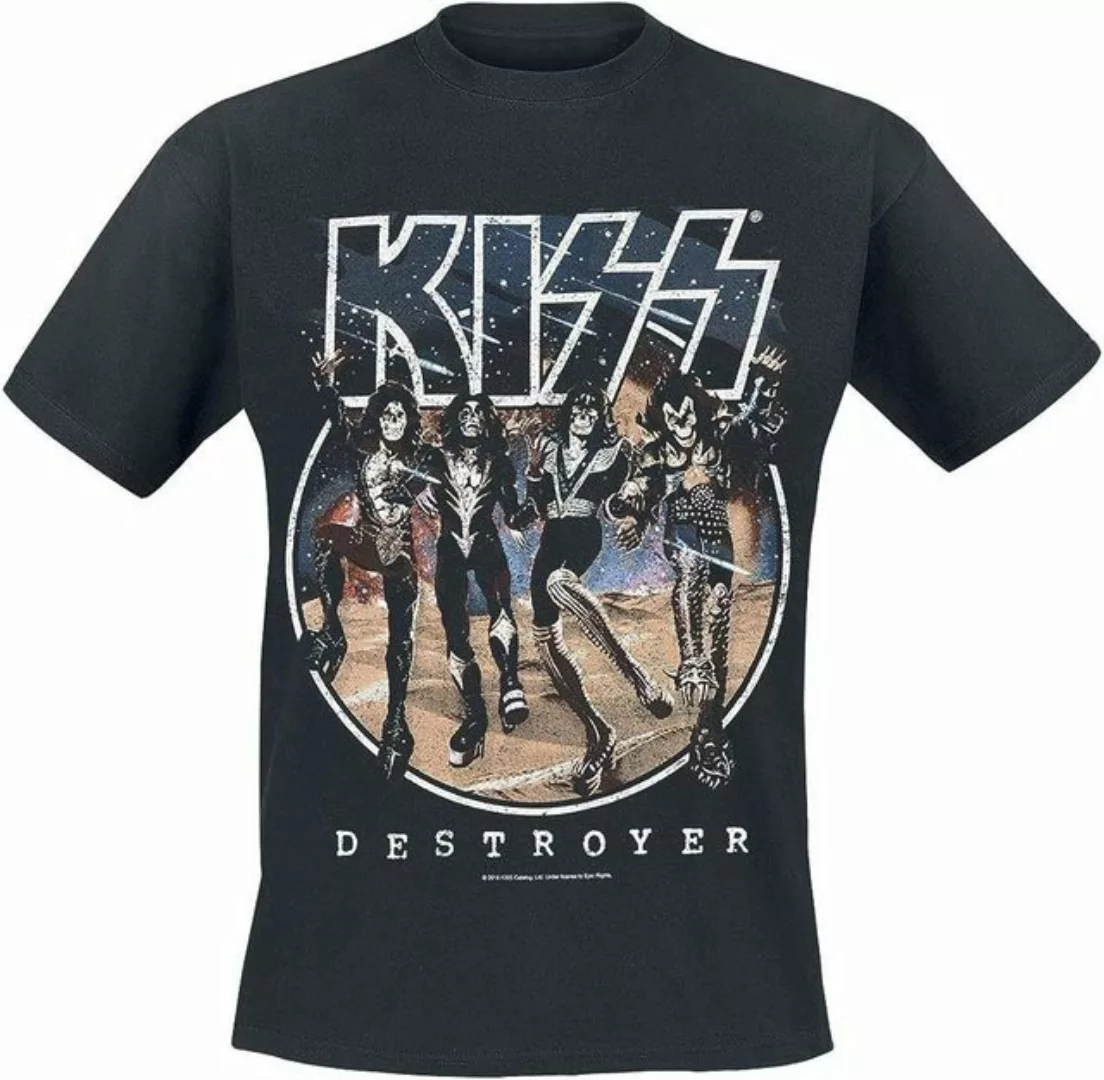 coole-fun-t-shirts Print-Shirt KISS Destroyer T-Shirt Herren Bandshirt S M günstig online kaufen