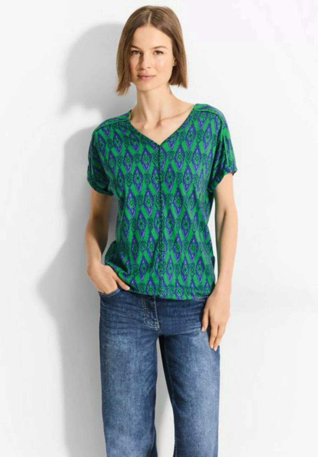 Cecil T-Shirt mit Gummizug im Bund günstig online kaufen