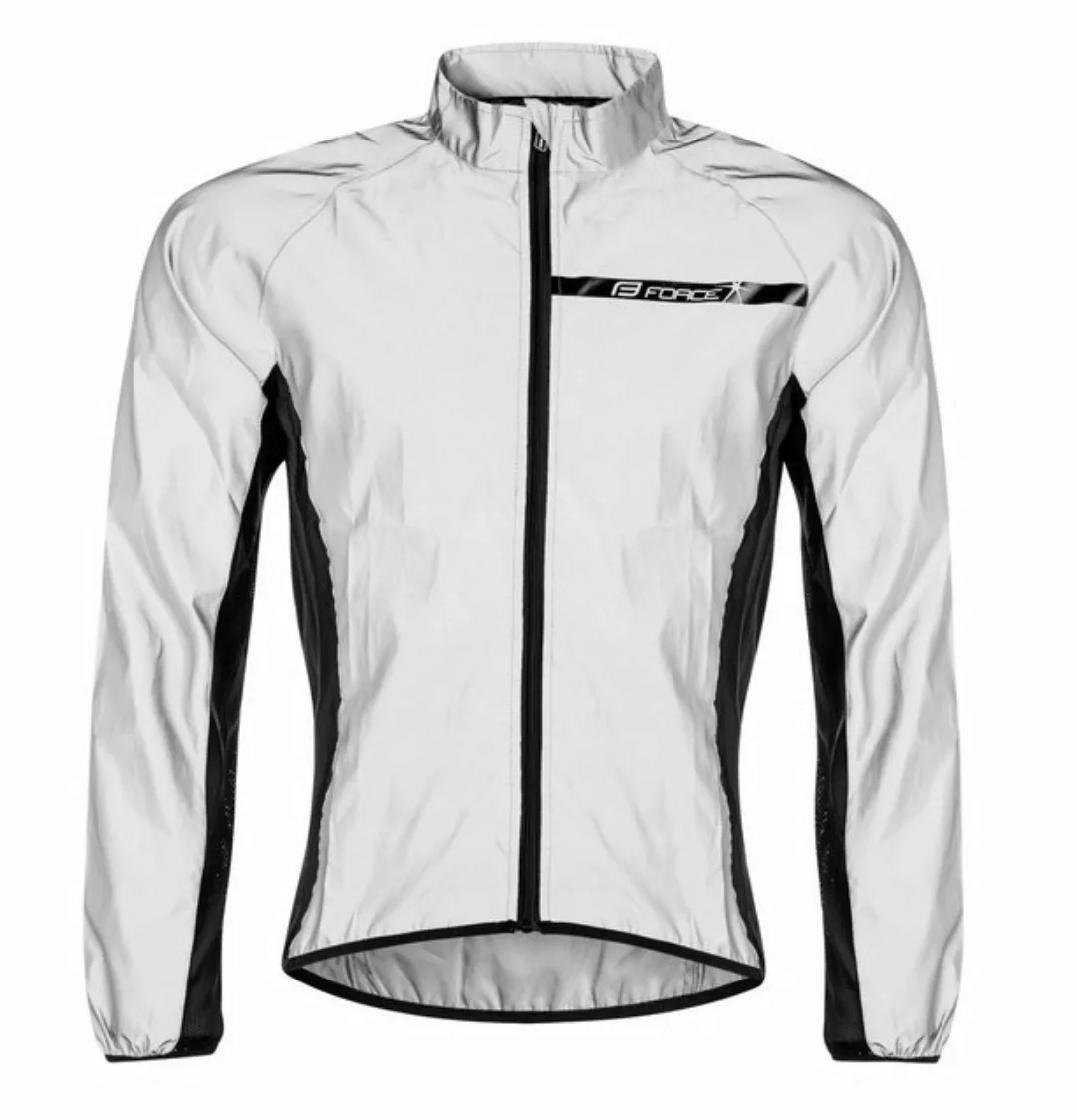 FORCE Fahrradjacke Jacke FORCE FLASH reflective +10 °C bis +15 °C günstig online kaufen
