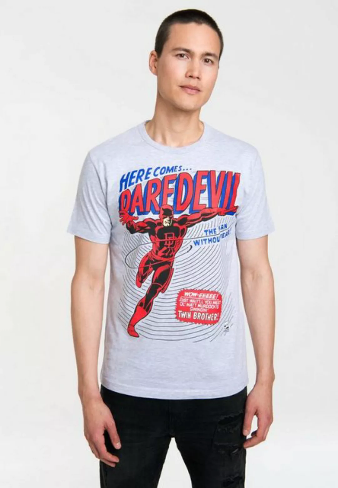 LOGOSHIRT T-Shirt Daredevil mit coolem Frontdruck günstig online kaufen