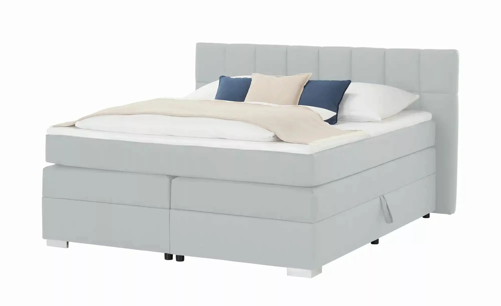 Boxspringbett  Kex 2.0 ¦ grau ¦ Maße (cm): B: 202 H: 111 Betten > Komfortbe günstig online kaufen