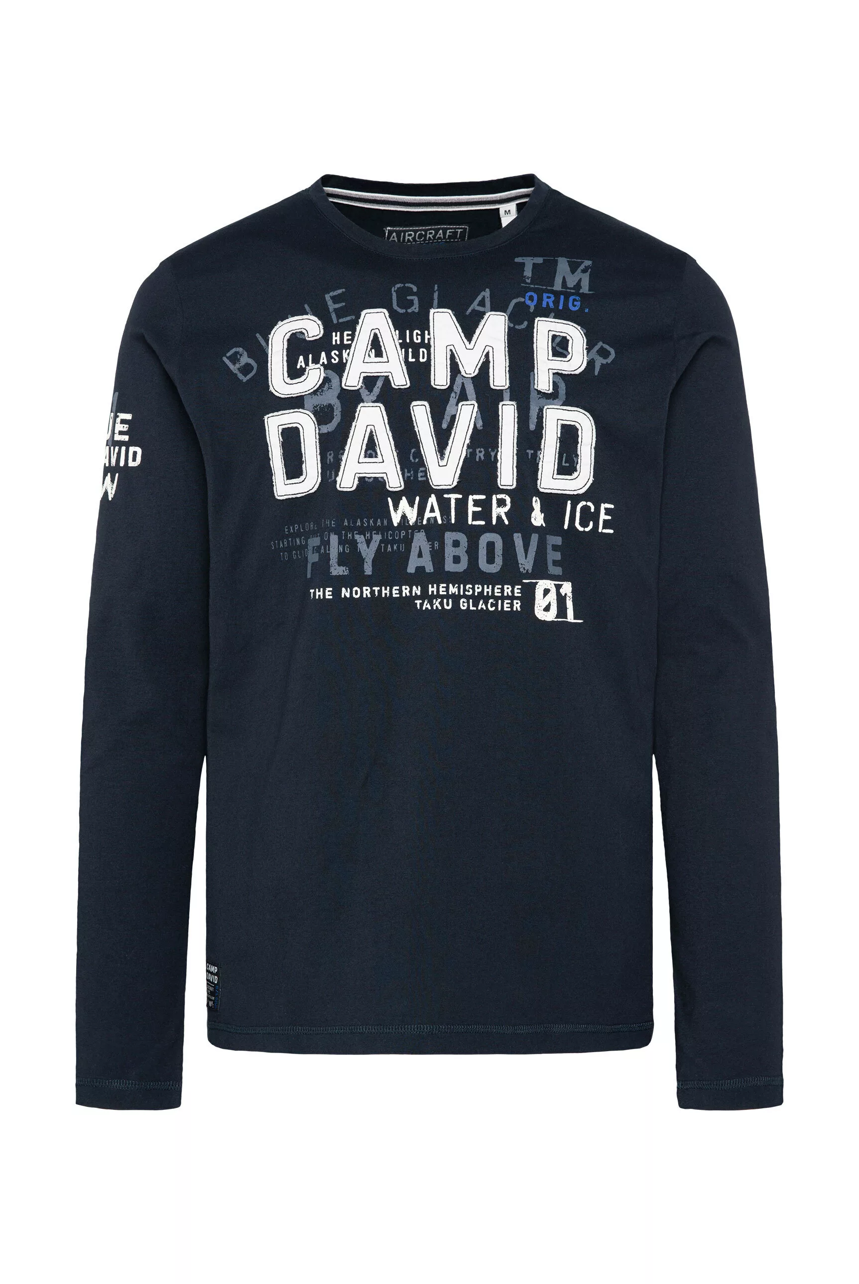 CAMP DAVID Langarmshirt, aus Baumwolle günstig online kaufen