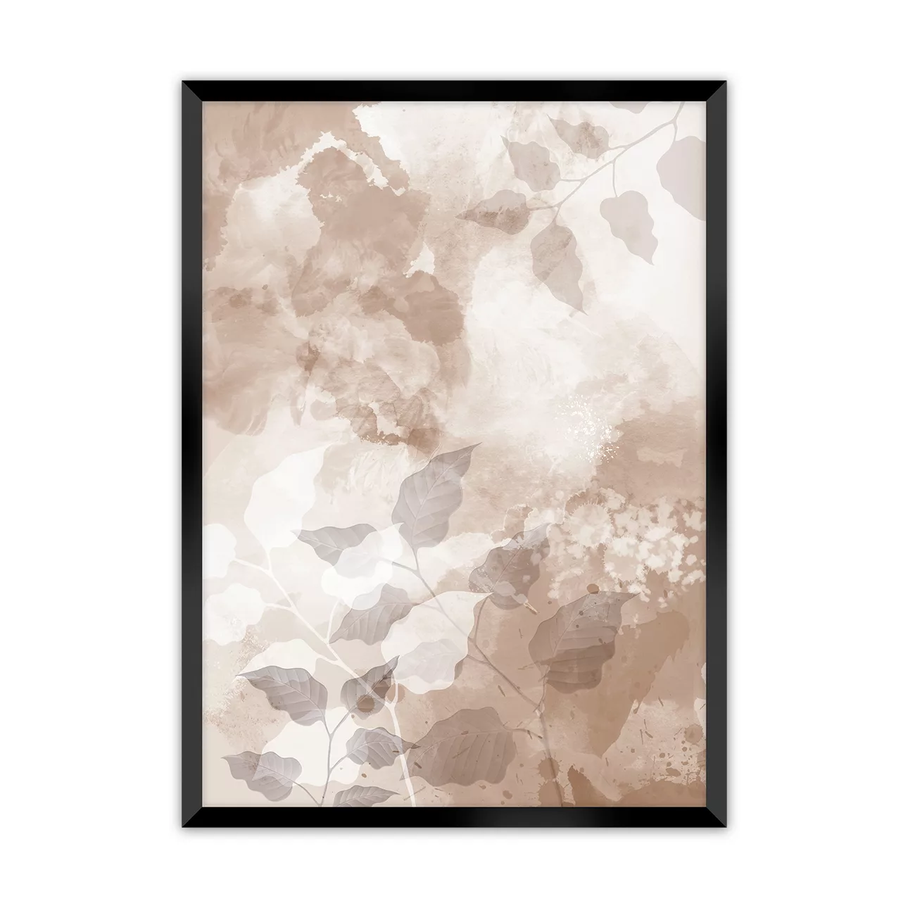 Poster Beige Art, 70 x 100 cm, Rahmen wählen: schwarz günstig online kaufen