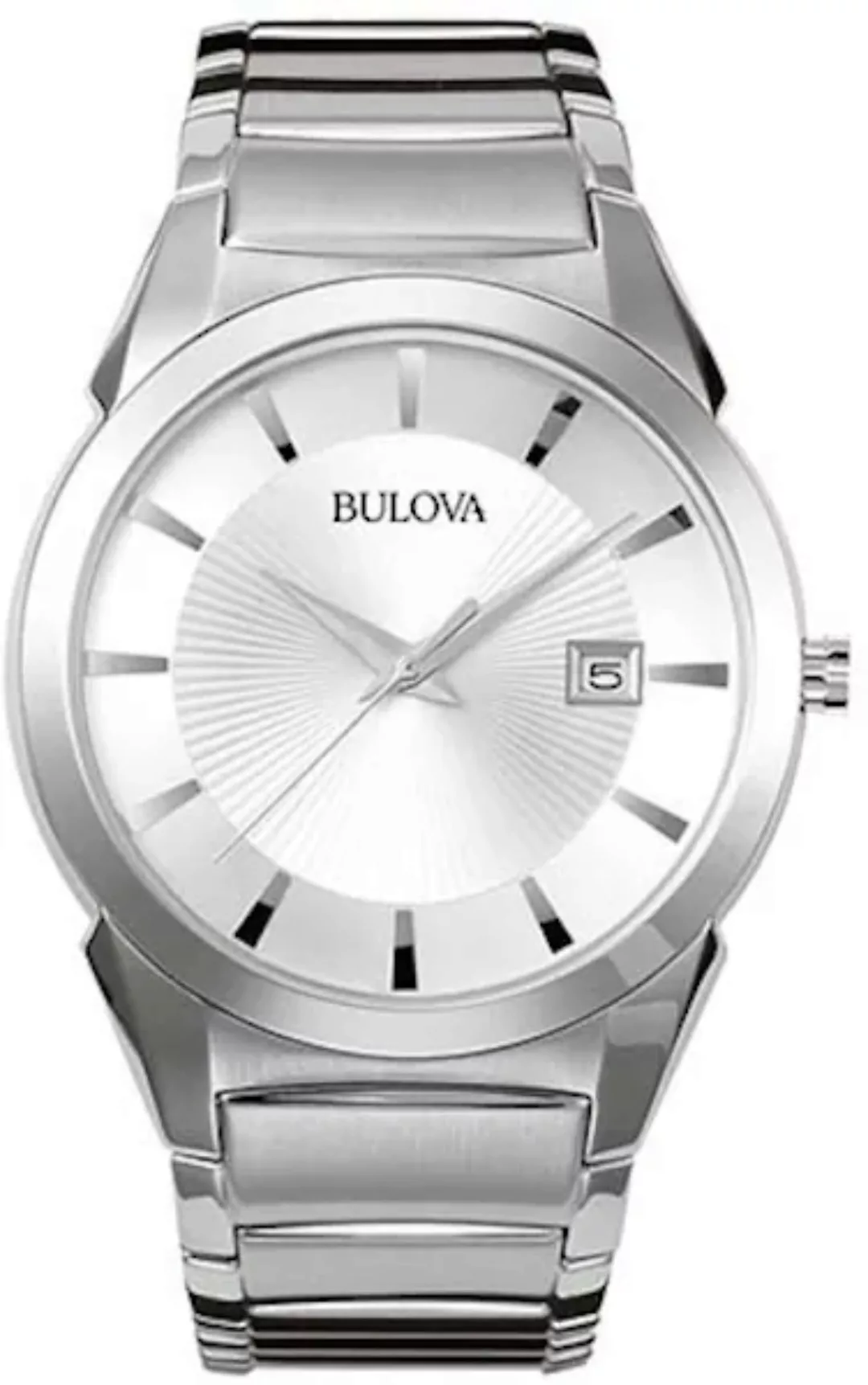 Bulova Quarzuhr »96B015«, Armbanduhr, Herrenuhr, Damenuhr, Edelstahlarmband günstig online kaufen