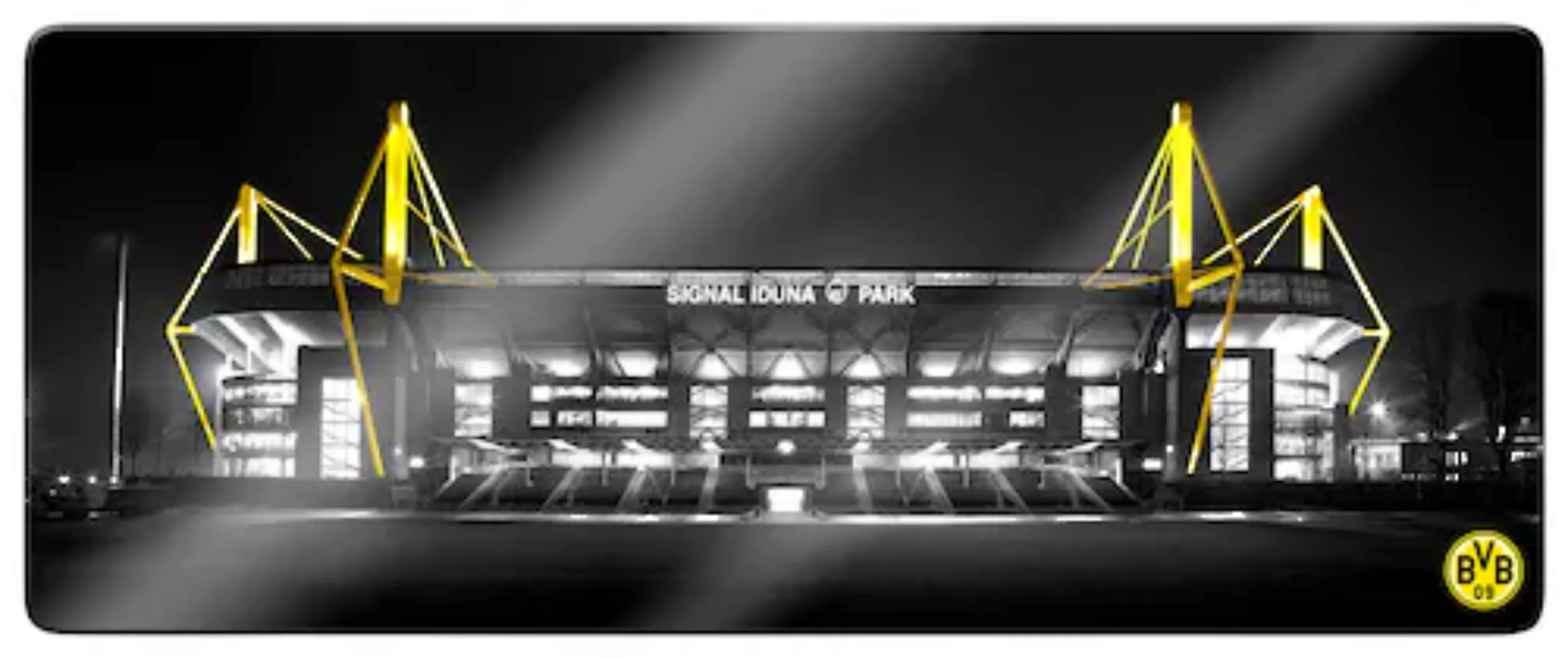 Wall-Art Glasbild »BVB Signal Iduna Park«, Glasposter modern günstig online kaufen