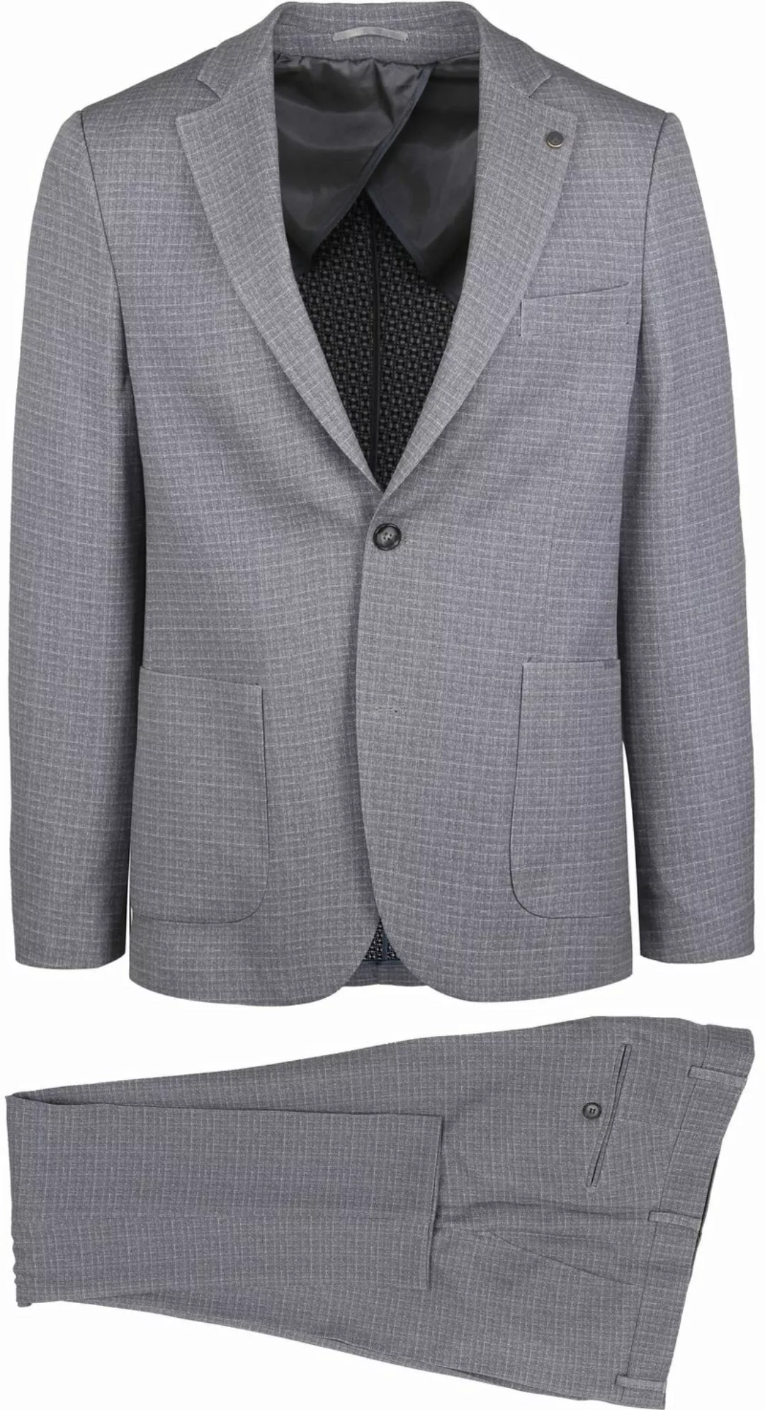 Suitable Anzug Jersey Grau - Größe 48 günstig online kaufen