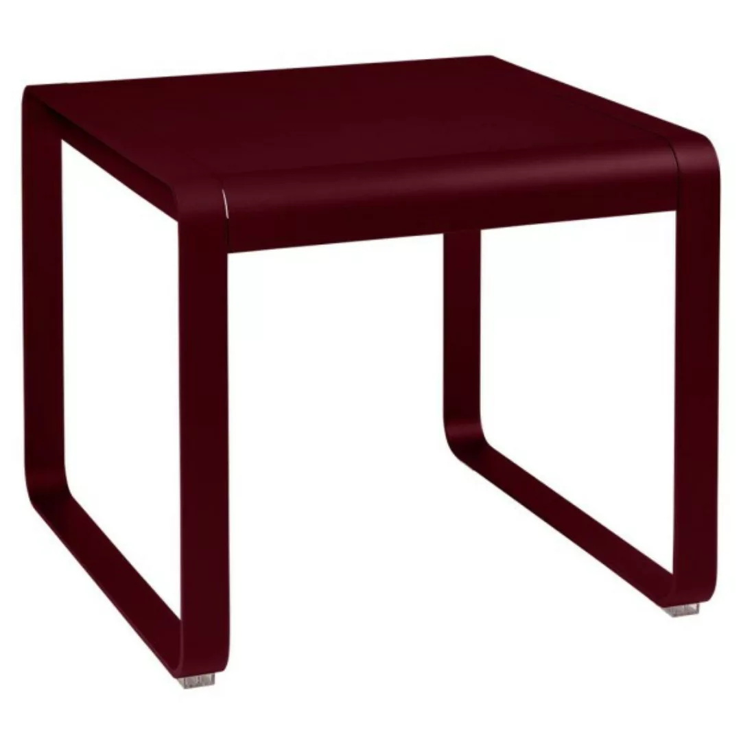 Bellevie halbhoher Lounge-Tisch Schwarzkirsche 74 x 80 cm günstig online kaufen