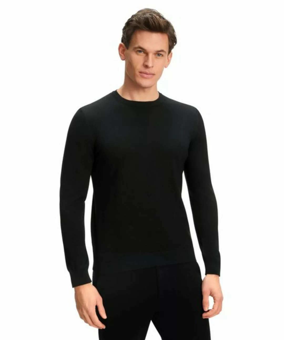 FALKE Strickpullover (1-tlg) aus reiner, extrafeiner Merinowolle günstig online kaufen