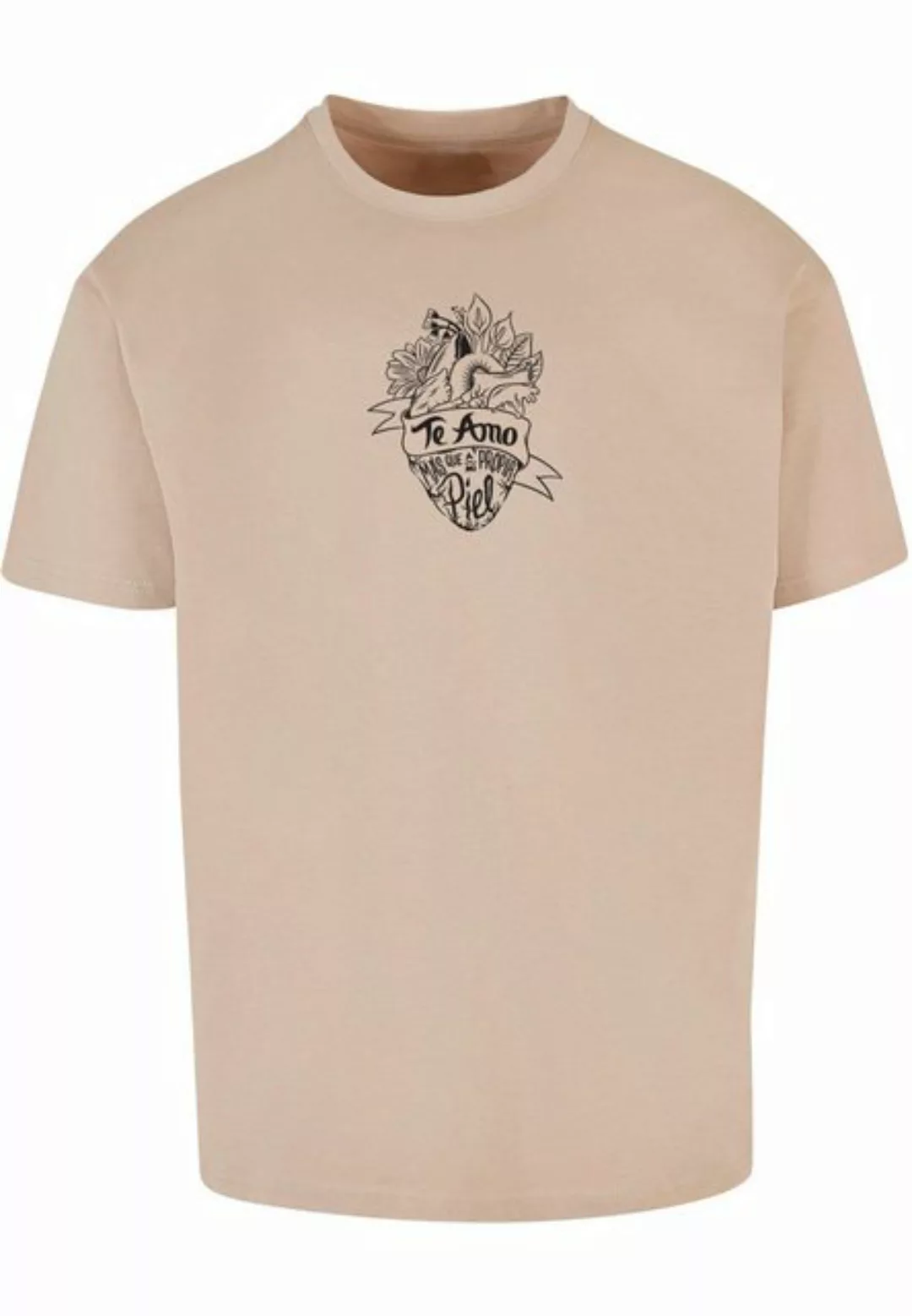 Merchcode T-Shirt Merchcode Herren Frida Kahlo - Te amo outline Heavy Overs günstig online kaufen