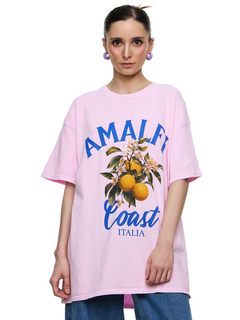 Worldclassca T-Shirt Worldclassca Oversized Print Amalfi Coast T-Shirt Somm günstig online kaufen