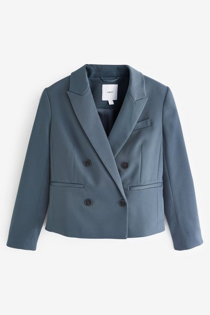 Next Jackenblazer Zweireihiger Blazer aus Twill im Tailored Fit (1-tlg) günstig online kaufen