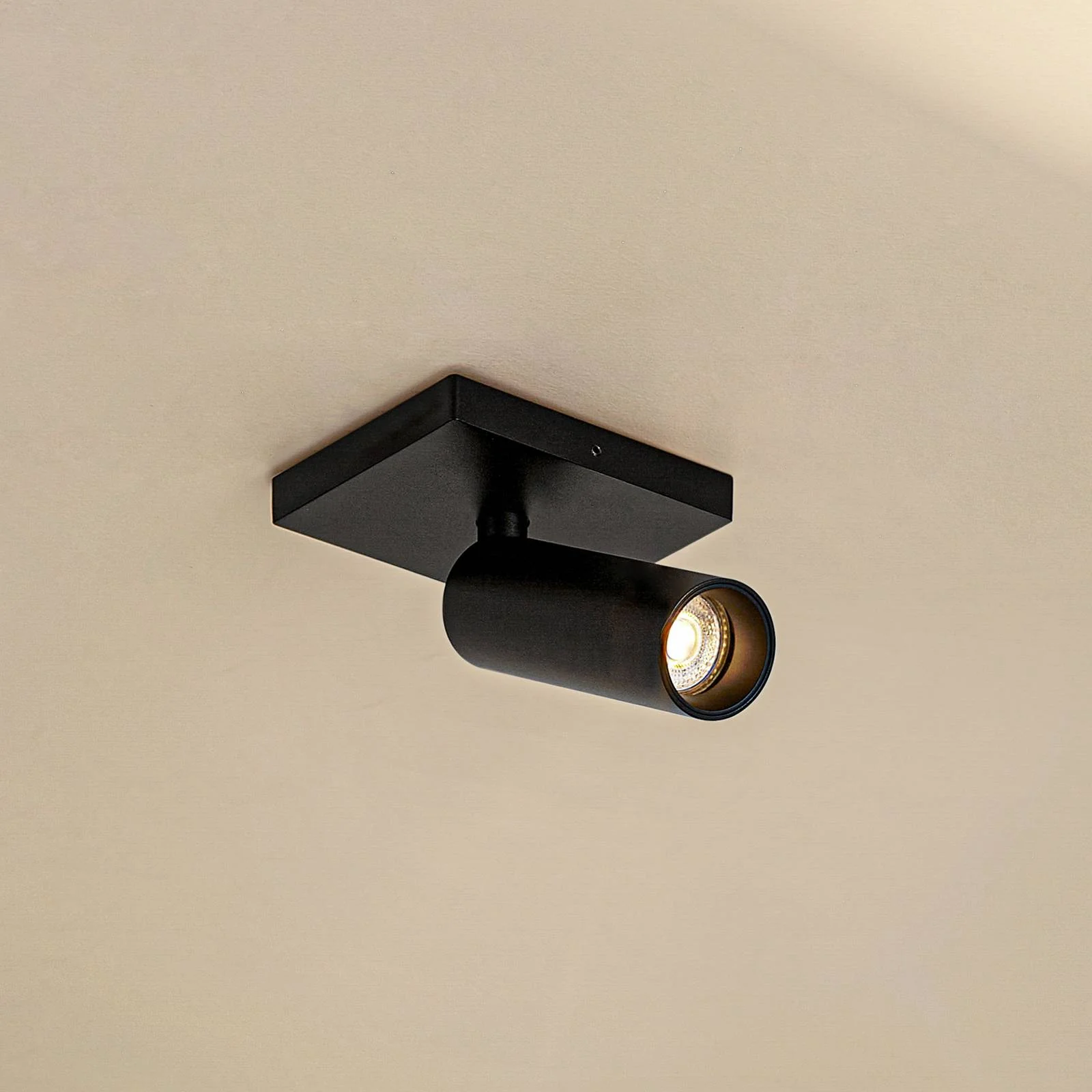 Arcchio Deckenstrahler Brinja Slim, schwarz, 1-flg GU10 MR11 günstig online kaufen