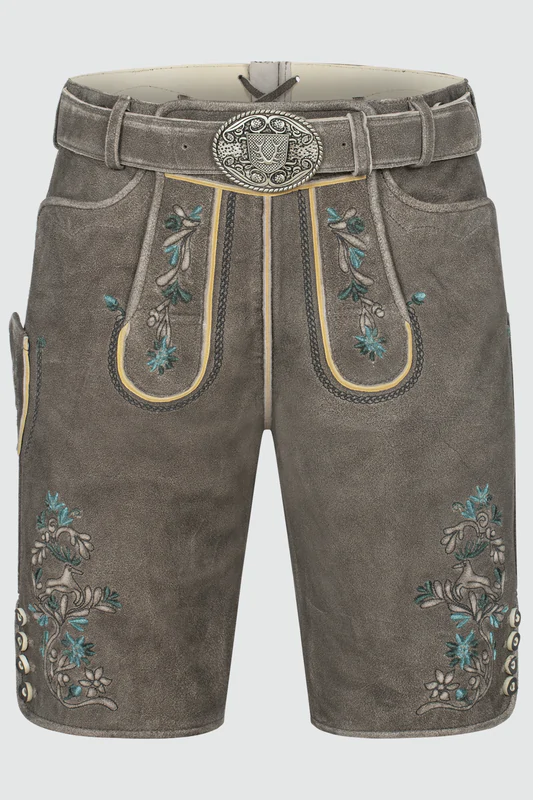 Lederhose Jorrit mit Gürtel günstig online kaufen