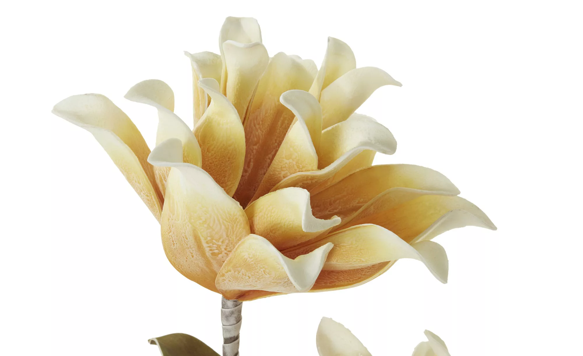 Soft Flower Kamelienzweig ¦ gelb ¦ Kunststoff, Metall ¦ Maße (cm): H: 118 A günstig online kaufen