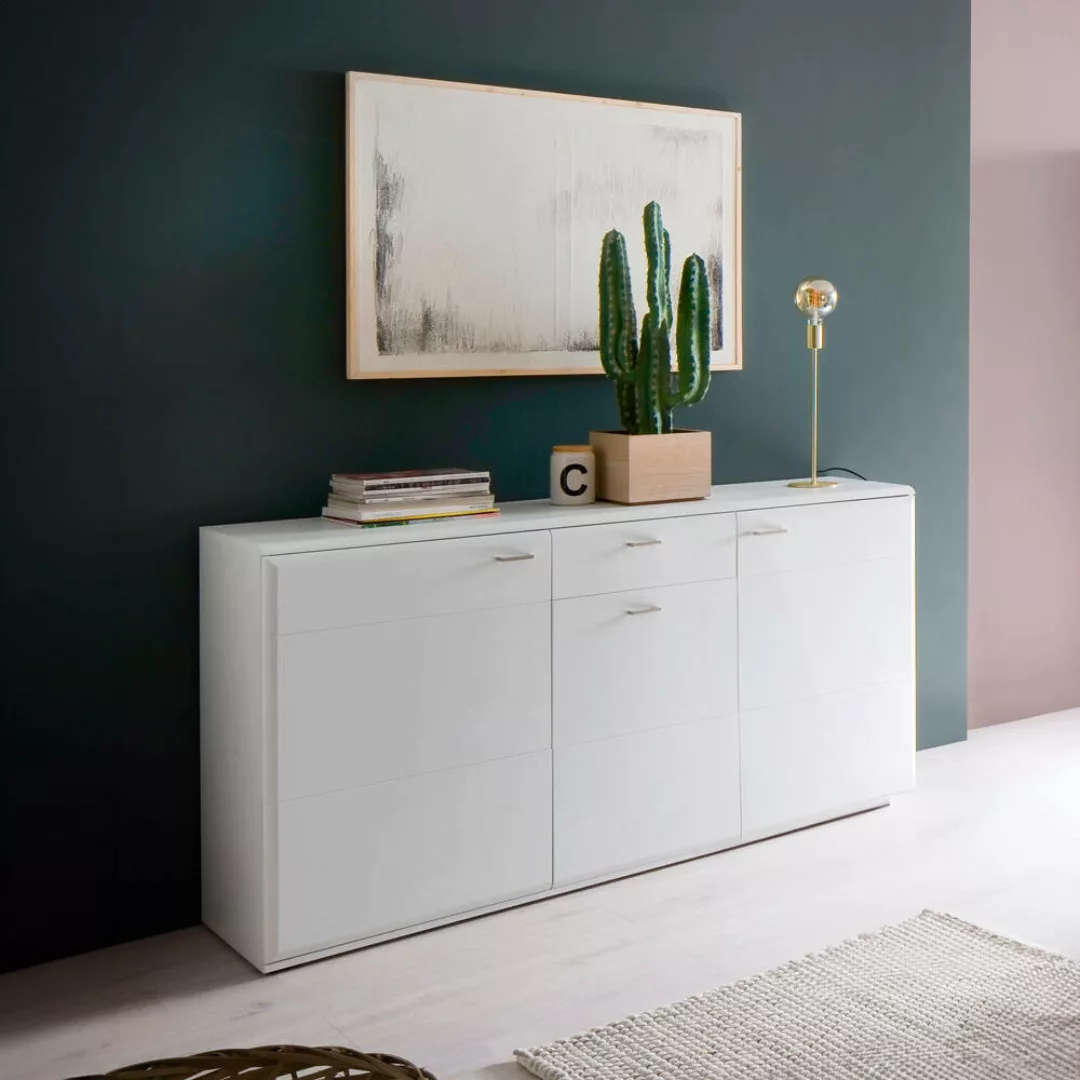 Sideboard weiß matt 165 cm ALIA-05 günstig online kaufen