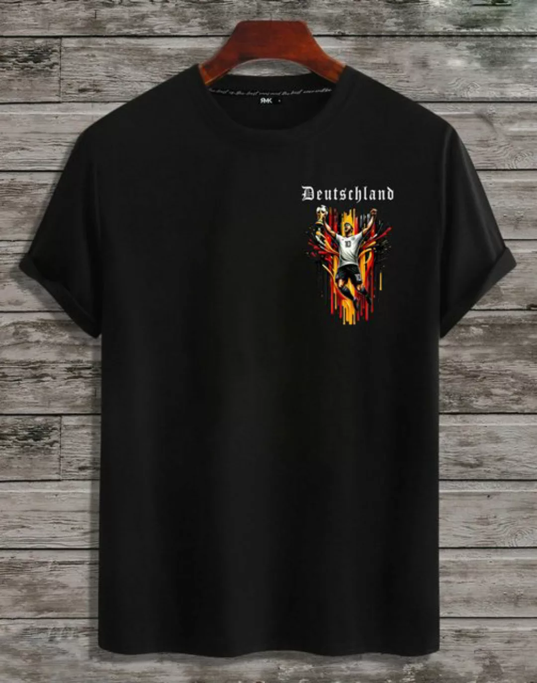 RMK T-Shirt Herren Shirt Fan Trikot Rundhals Fußball Deutschland Germany EM günstig online kaufen