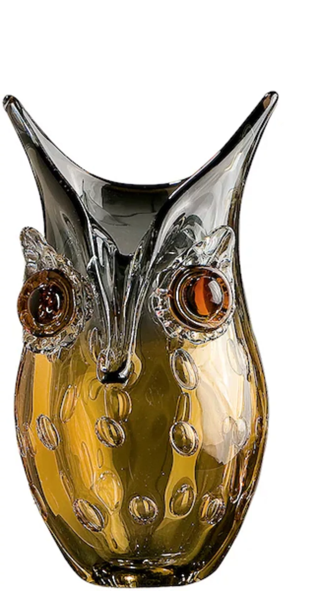 GILDE GLAS art Dekovase »Eule« günstig online kaufen