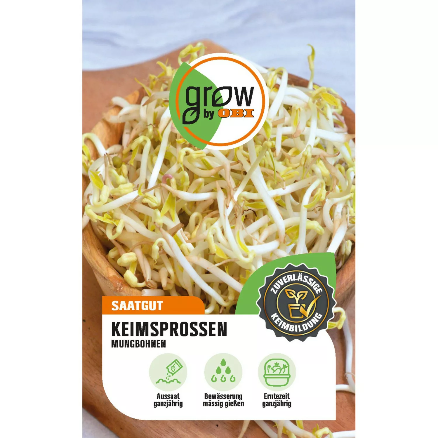 GROW by OBI Keimsprossen Mungbohnen Höhe ca. 10 cm günstig online kaufen