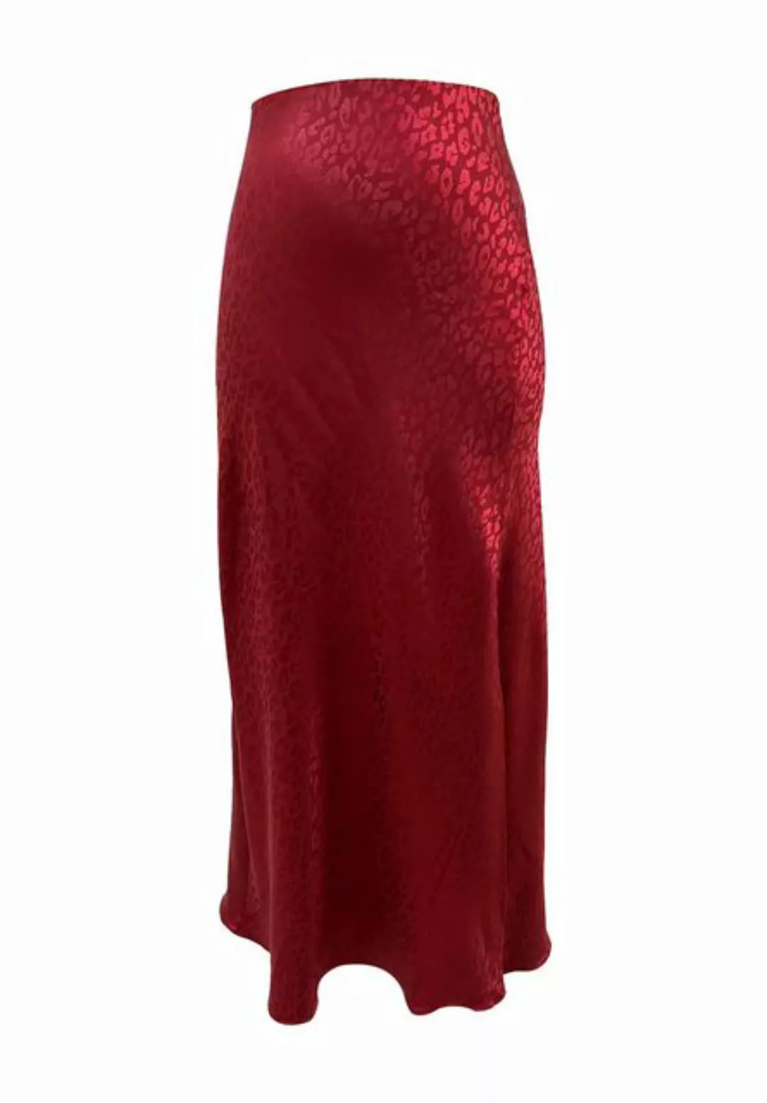 GINI LONDON Maxirock Gini Satin Slit Satin Maxirock mit Schlitz günstig online kaufen