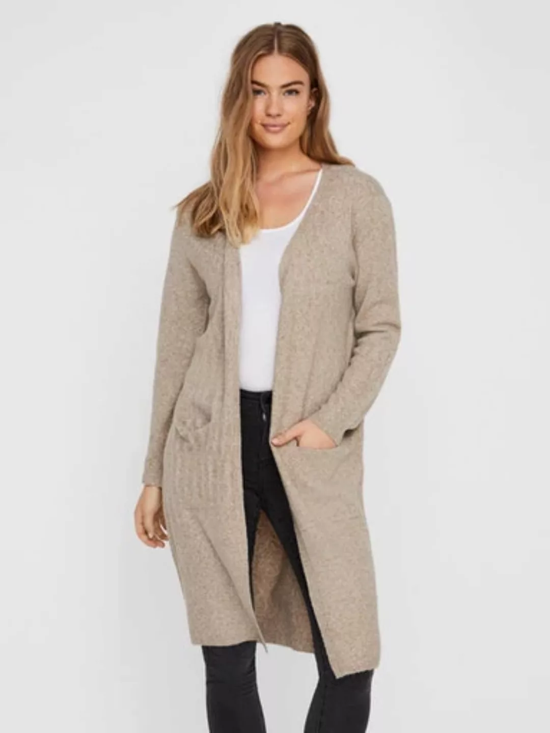 Vero Moda Strickjacke "VMDOFFY LS LONG OPEN CARDIGAN GA NOOS" günstig online kaufen