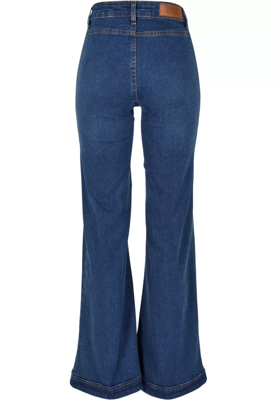 URBAN CLASSICS Bequeme Jeans "Urban Classics Damen Ladies Vintage Flared De günstig online kaufen