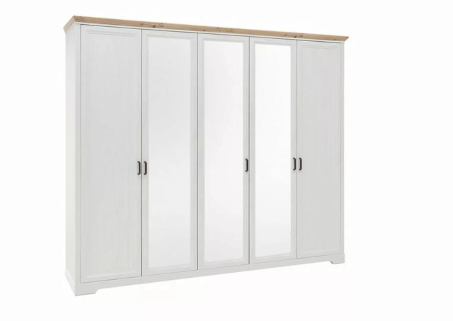 möbelando Kleiderschrank Jasmin 264 x 220 x 64 cm (B/H/T) günstig online kaufen