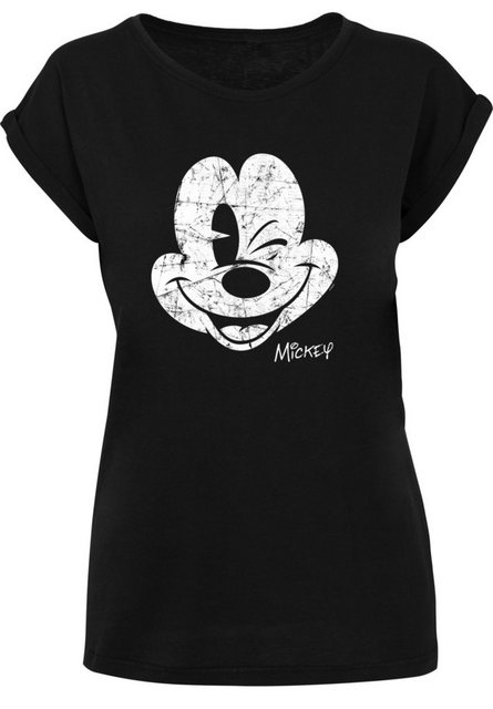 F4NT4STIC T-Shirt Disney Micky Maus Gesicht Damen,Premium Merch,Regular-Fit günstig online kaufen