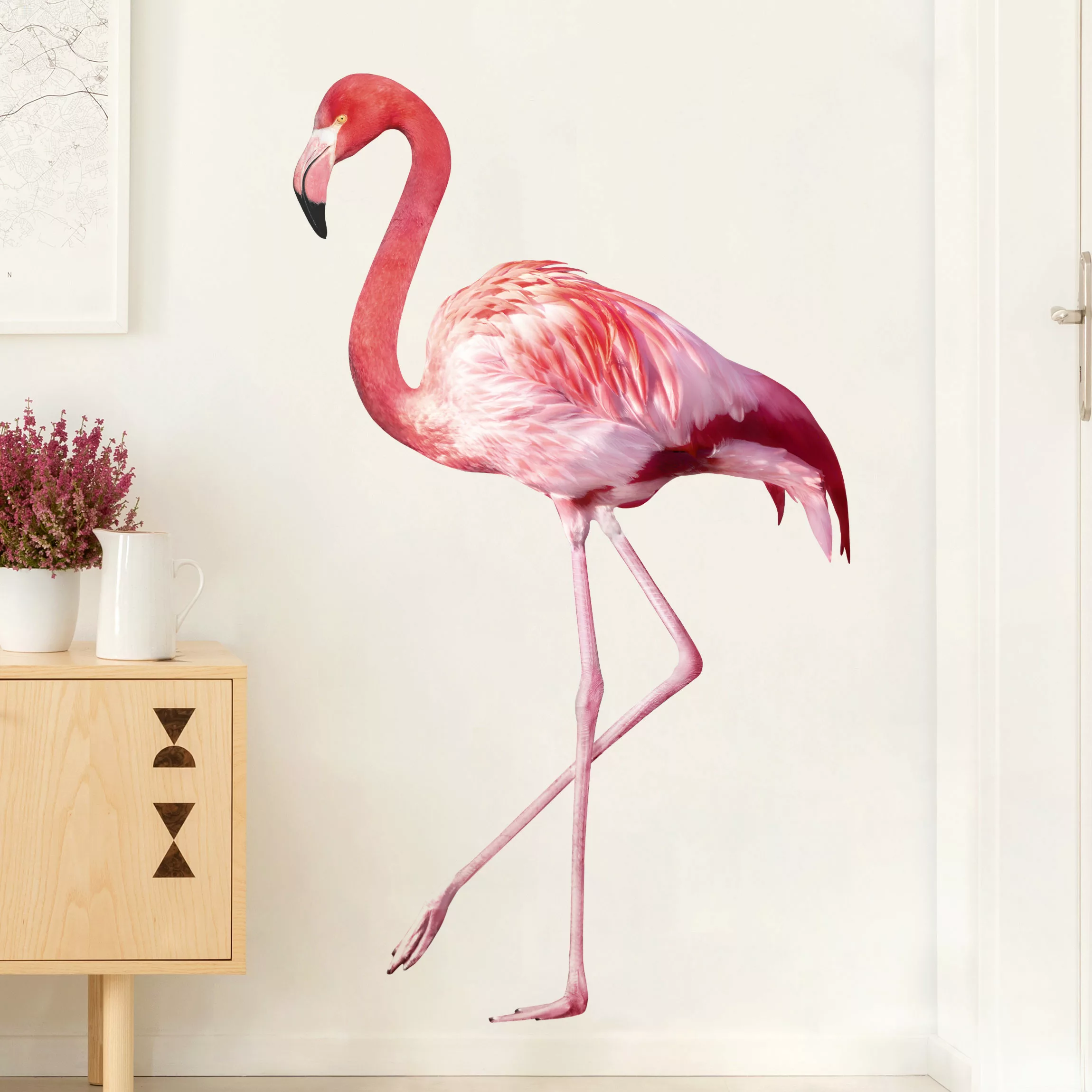 Wandtattoo No.YK21 Pink Flamingo günstig online kaufen