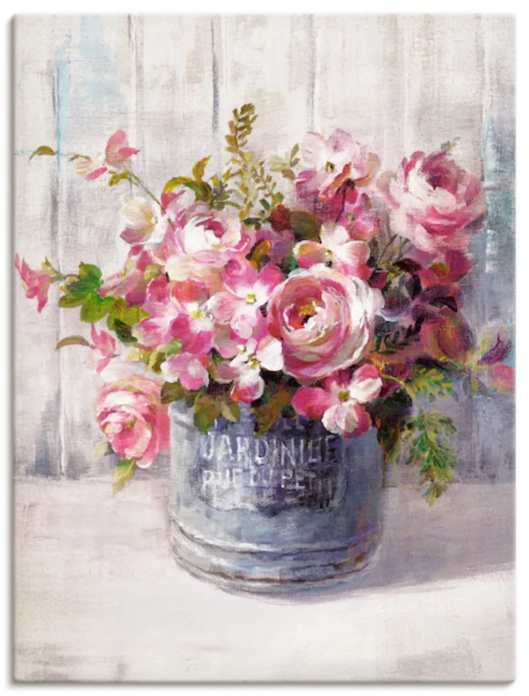 Artland Wandbild "Gartenblumen I", Blumen, (1 St.), als Leinwandbild, Poste günstig online kaufen