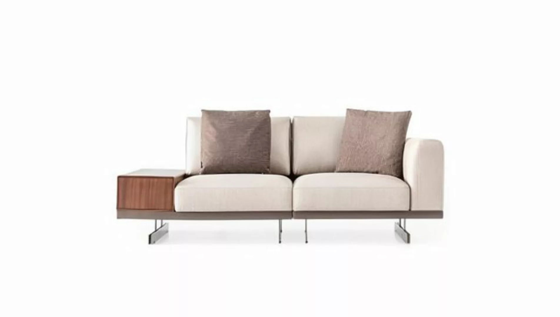 Xlmoebel 3-Sitzer Graues modernes 3-Sitzer Sofa für das Wohnzimmer, 1 Teile günstig online kaufen