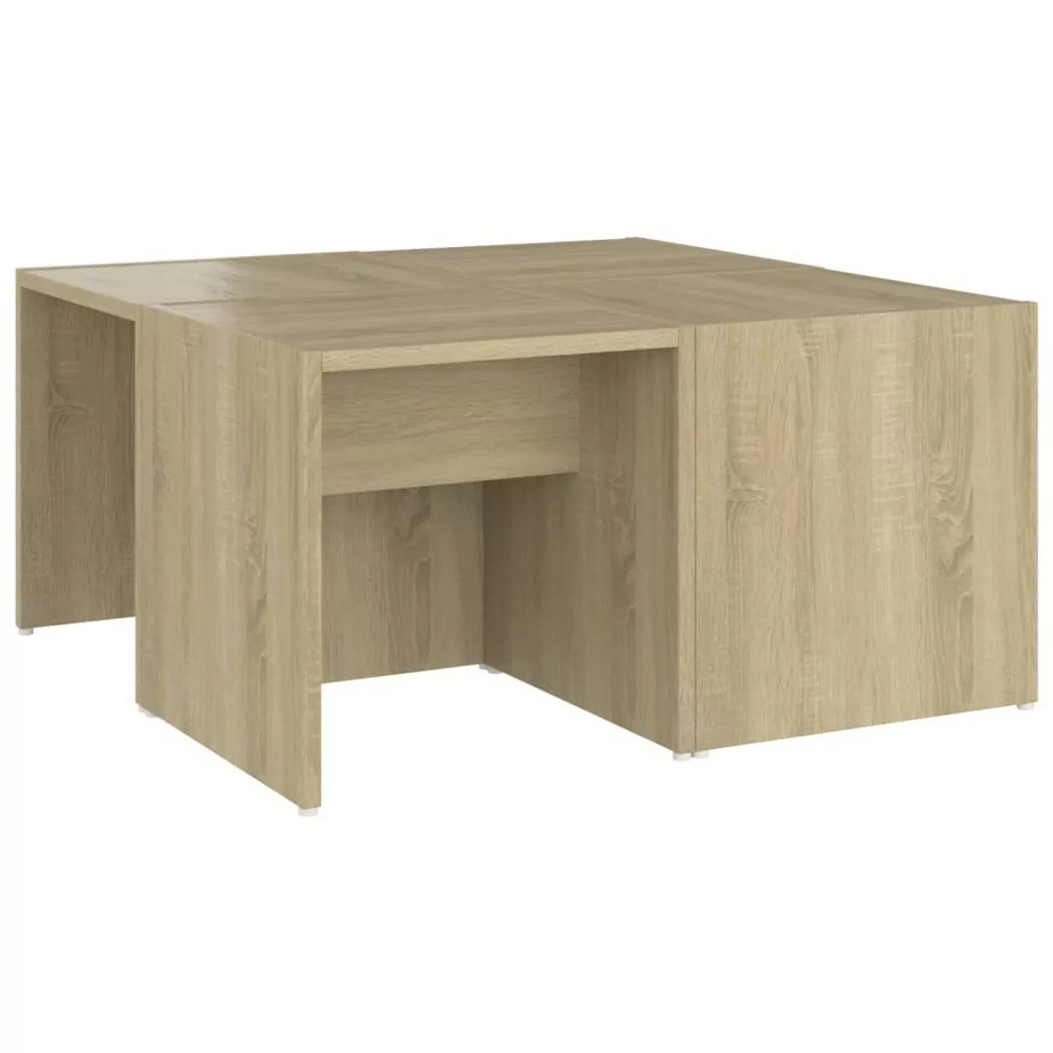 Couchtische 4 Stk. Sonoma-eiche 33x33x33 Cm Spanplatte günstig online kaufen