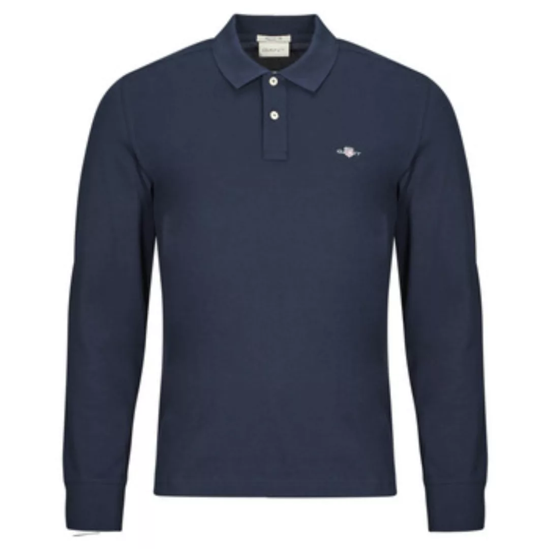 Gant Poloshirt "REG SHIELD LS PIQUE RUGGER", mit Logotickerei auf der Brust günstig online kaufen