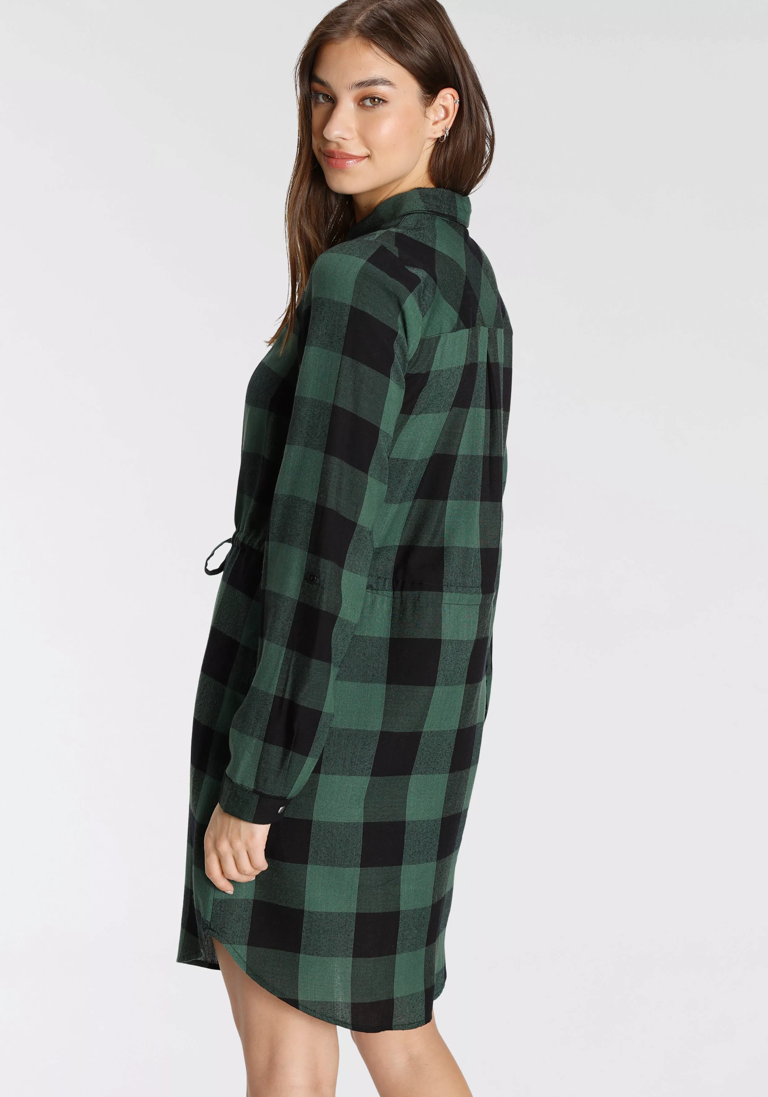 Tamaris Hemdblusenkleid mit Karo-Muster günstig online kaufen