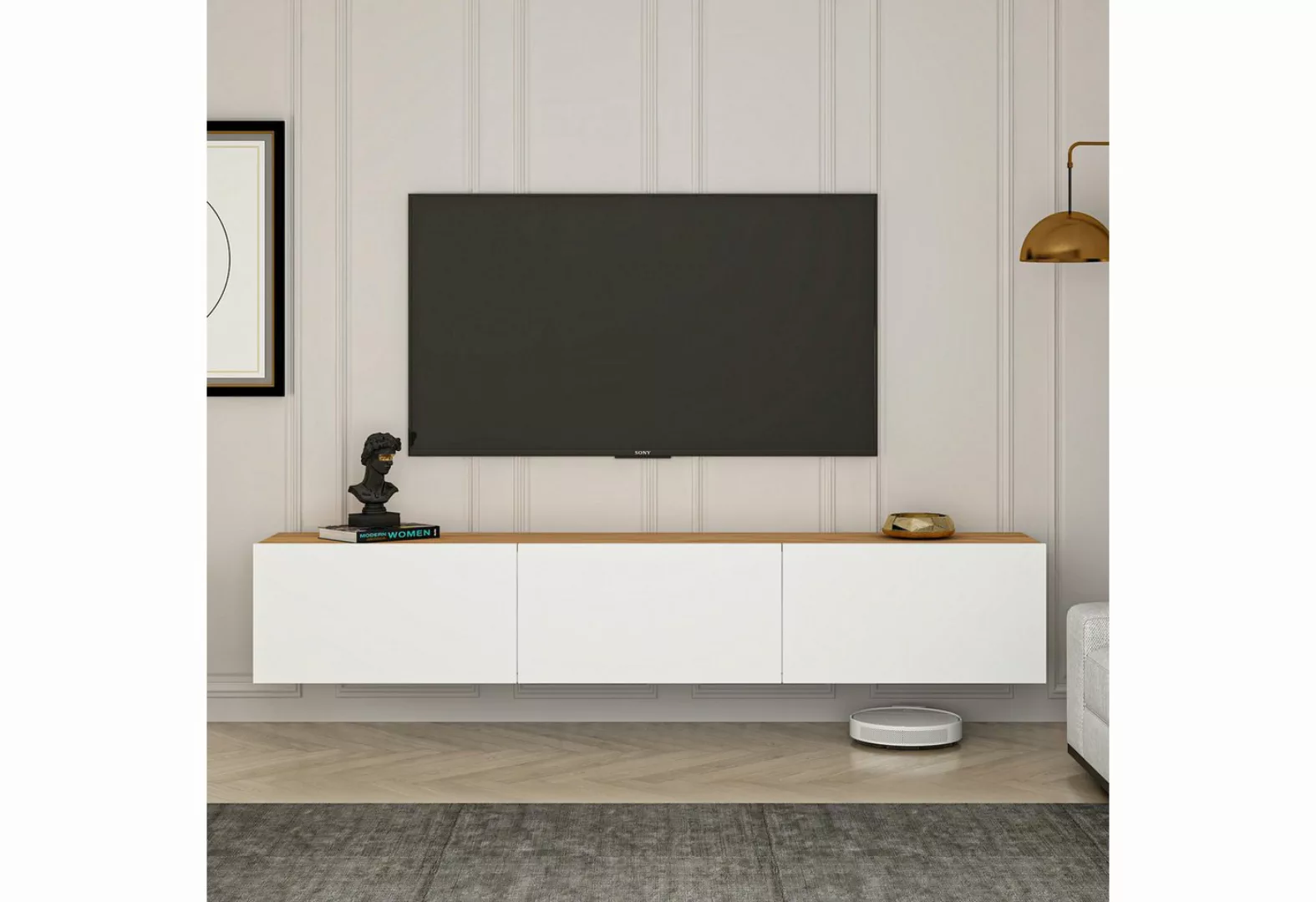 Skye Decor TV-Schrank 100% MELAMINE COATED CHIPBOARD, 30 cm x 32 cm x 150 c günstig online kaufen