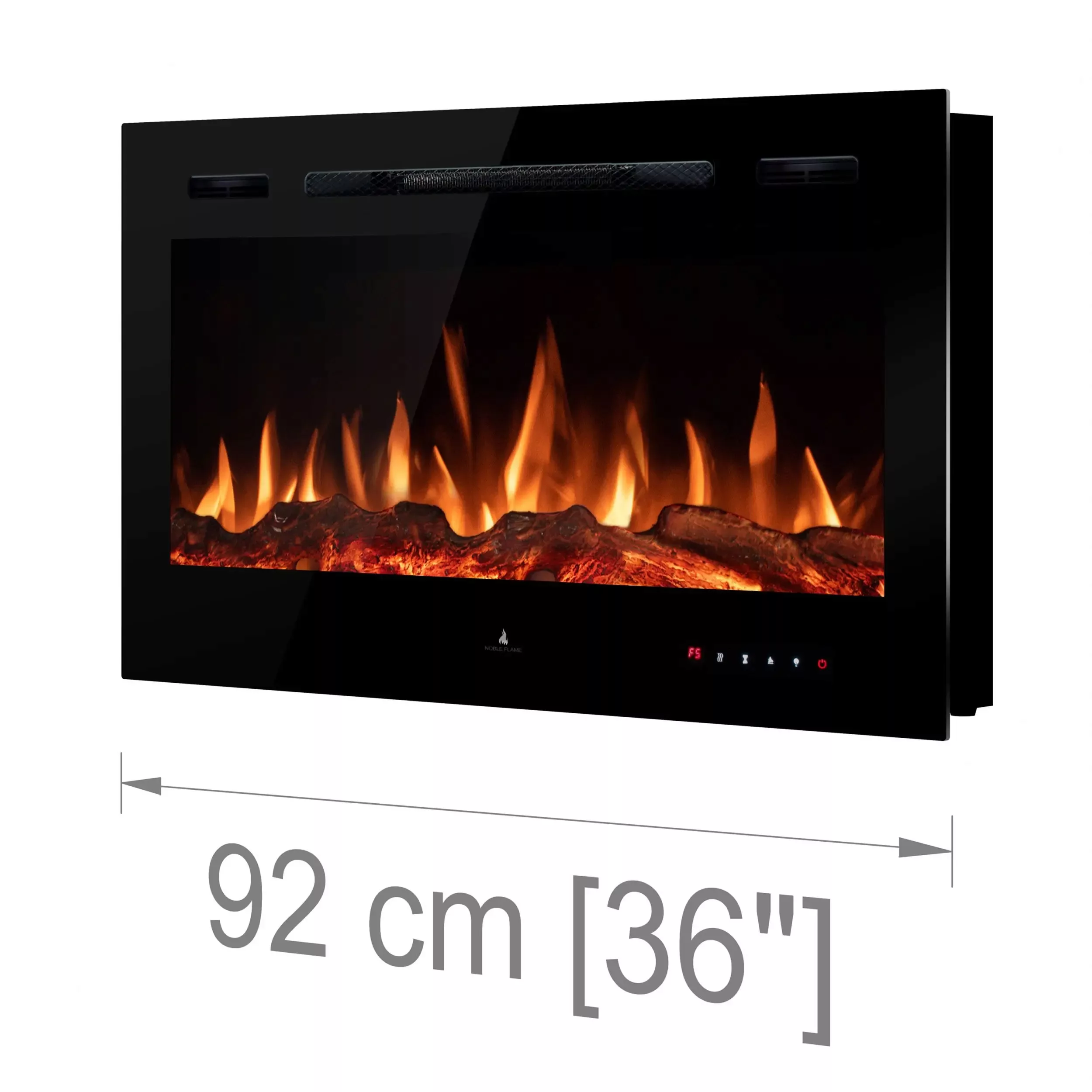 Noble Flame Paris schwarz 920 [Elektrokamin Wandeinbau/wandhängend] günstig online kaufen