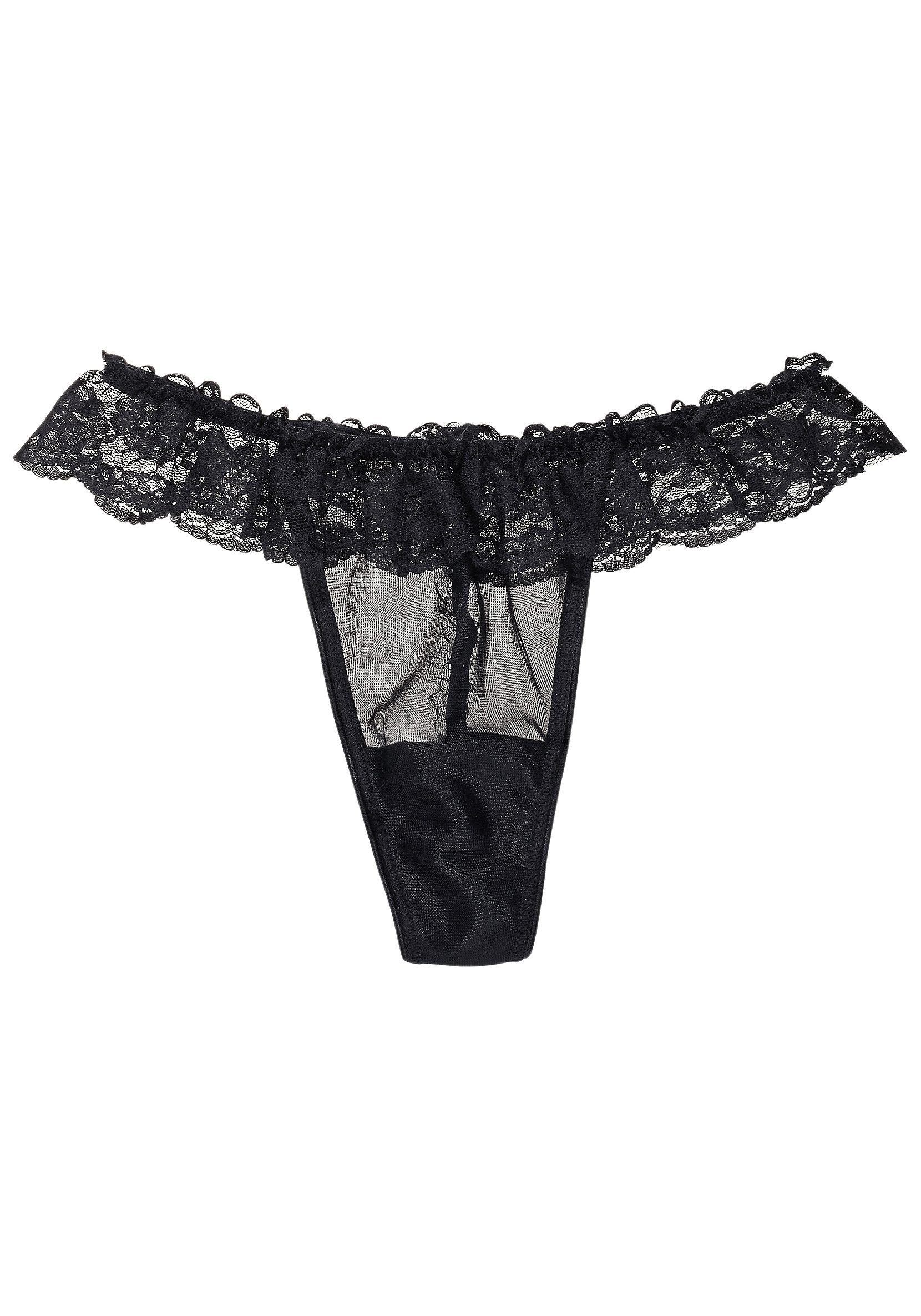 petite fleur gold String mit Spitze günstig online kaufen