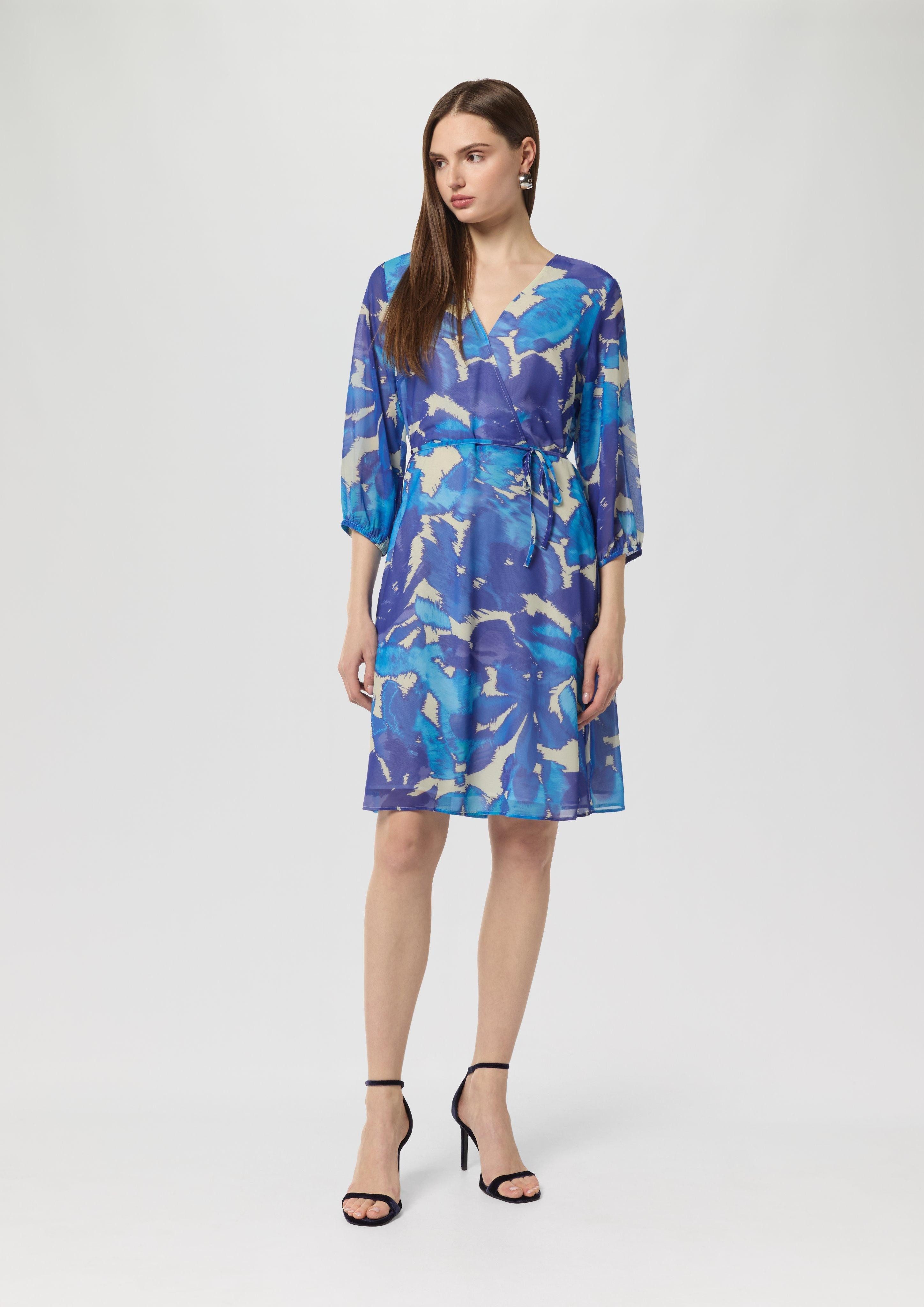 Comma Minikleid Kurzes Chiffon-Kleid günstig online kaufen