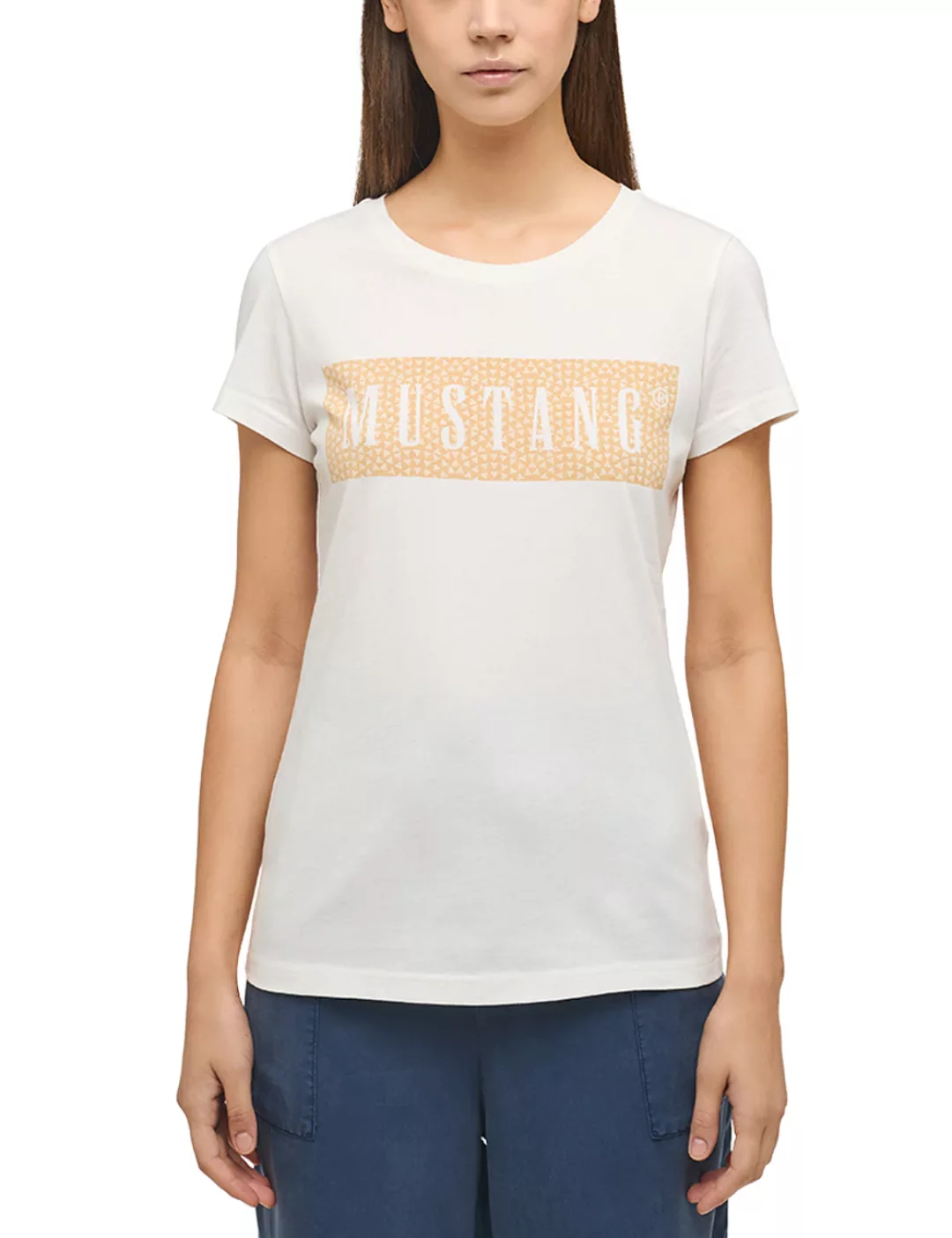 MUSTANG Kurzarmshirt "Print-Shirt" günstig online kaufen