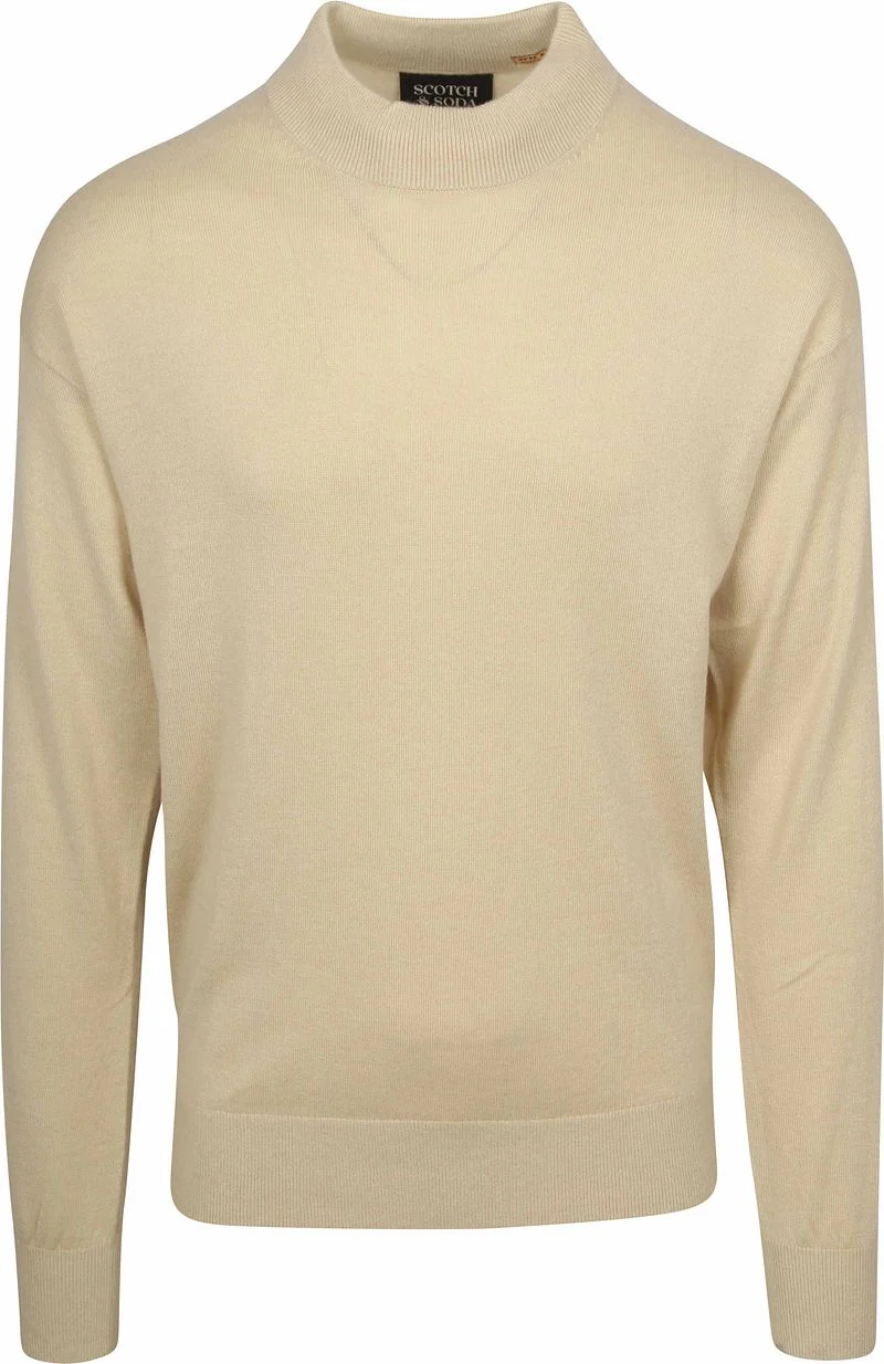 Scotch and Soda Essential Wool Blend Pullover Ecru - Größe S günstig online kaufen