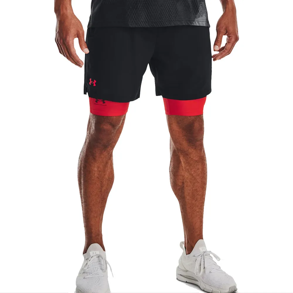 Under Armour Vanish Woven 6in Shorts Black Radio Red günstig online kaufen