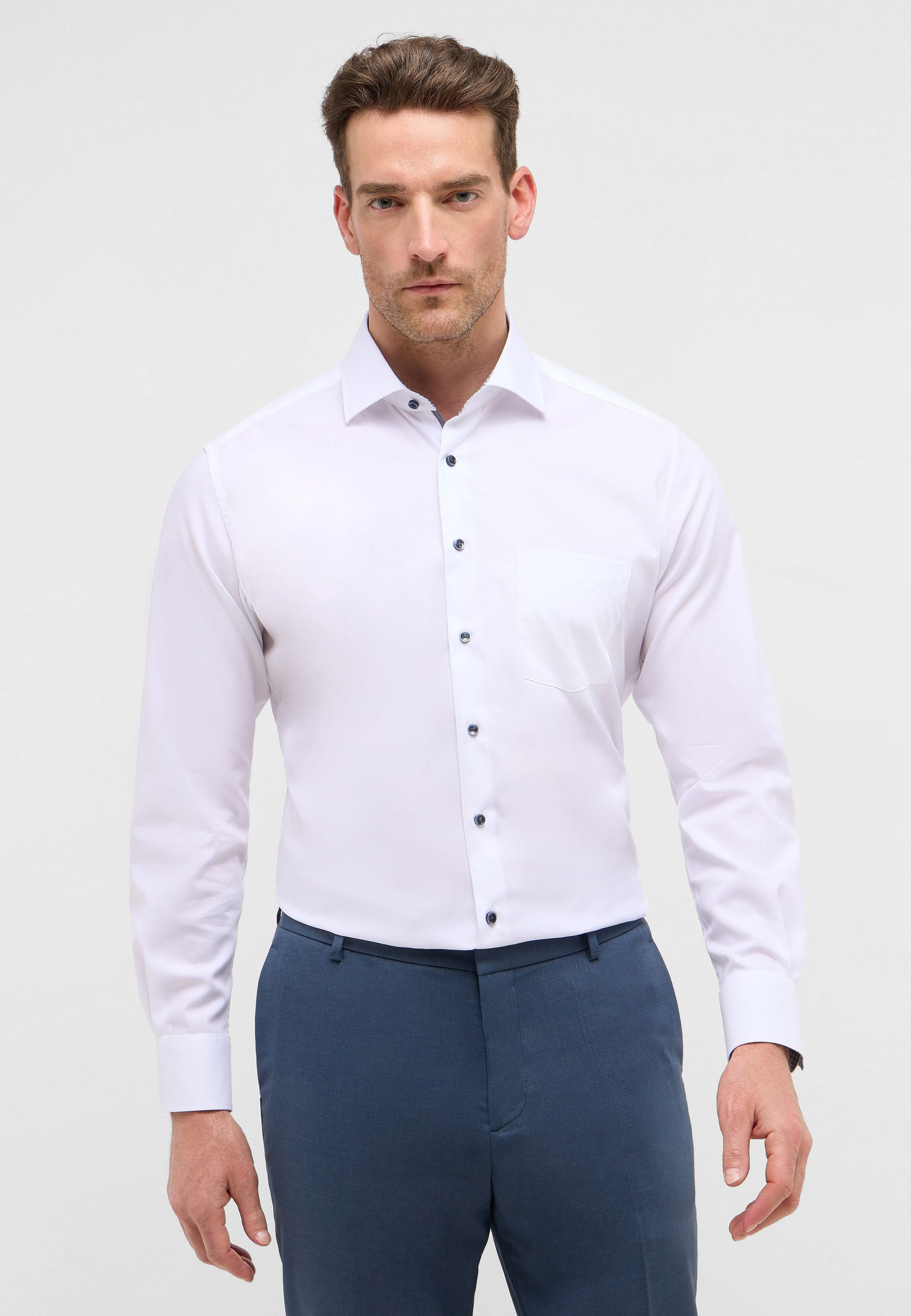 Eterna Langarmhemd "MODERN FIT", NON IRON (bügelfrei) günstig online kaufen