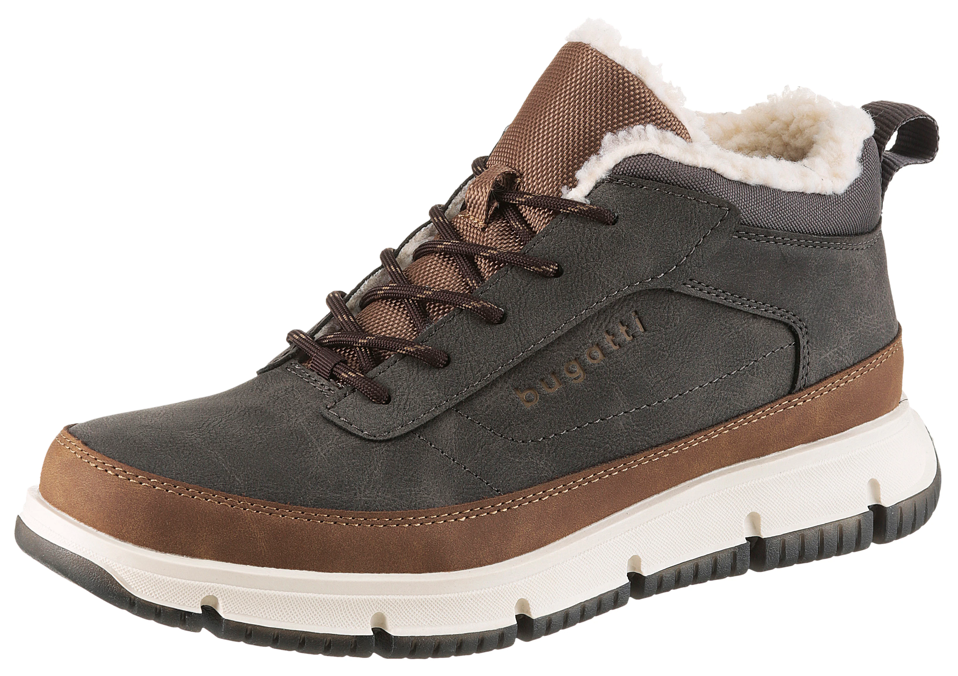 bugatti Sneaker, High Top Sneaker, Schnürboots mit modischer Profilsohle, W günstig online kaufen