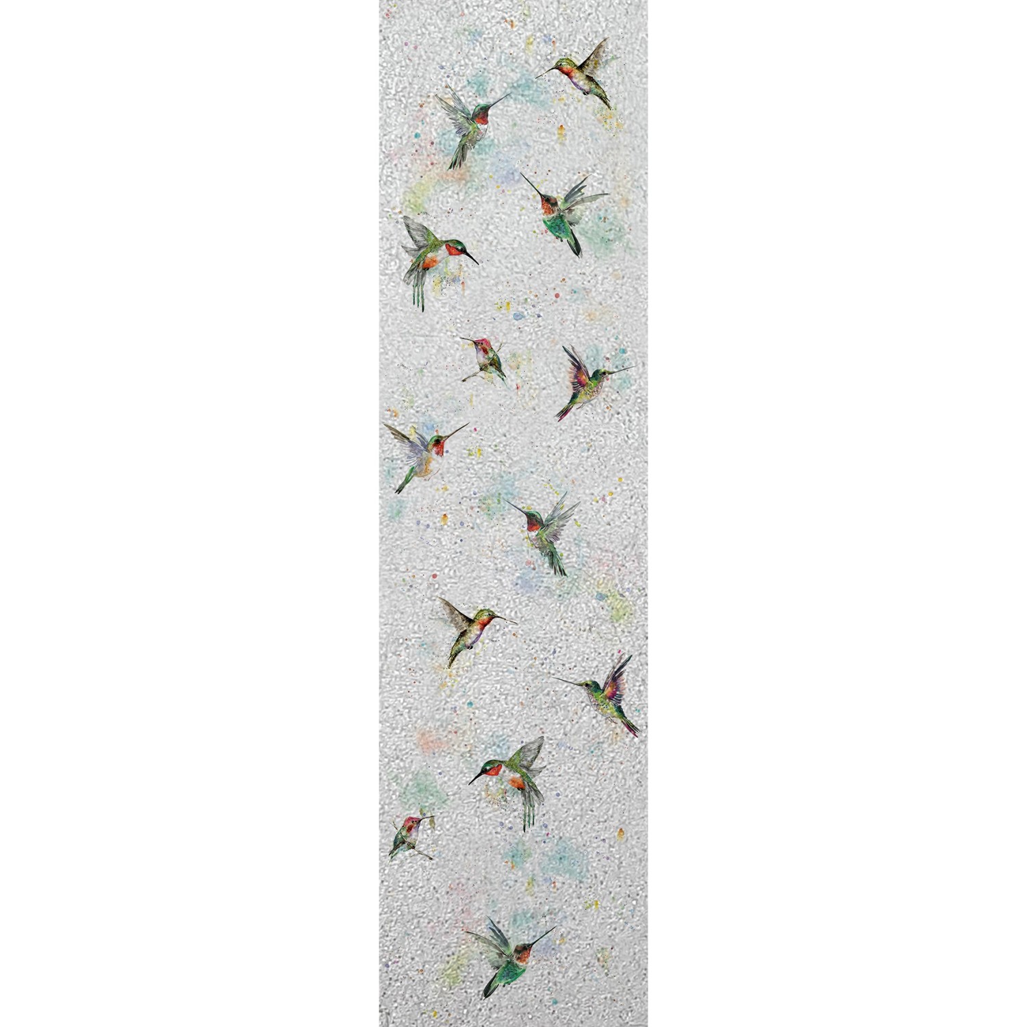 Marburg Vliestapete Kolibri Crushed-Optik Modern 270 cm x 70 cm Silber günstig online kaufen