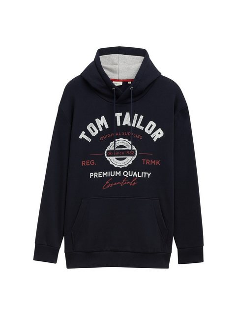 TOM TAILOR PLUS Sweatshirt Plus - Hoodie mit Logo Print günstig online kaufen